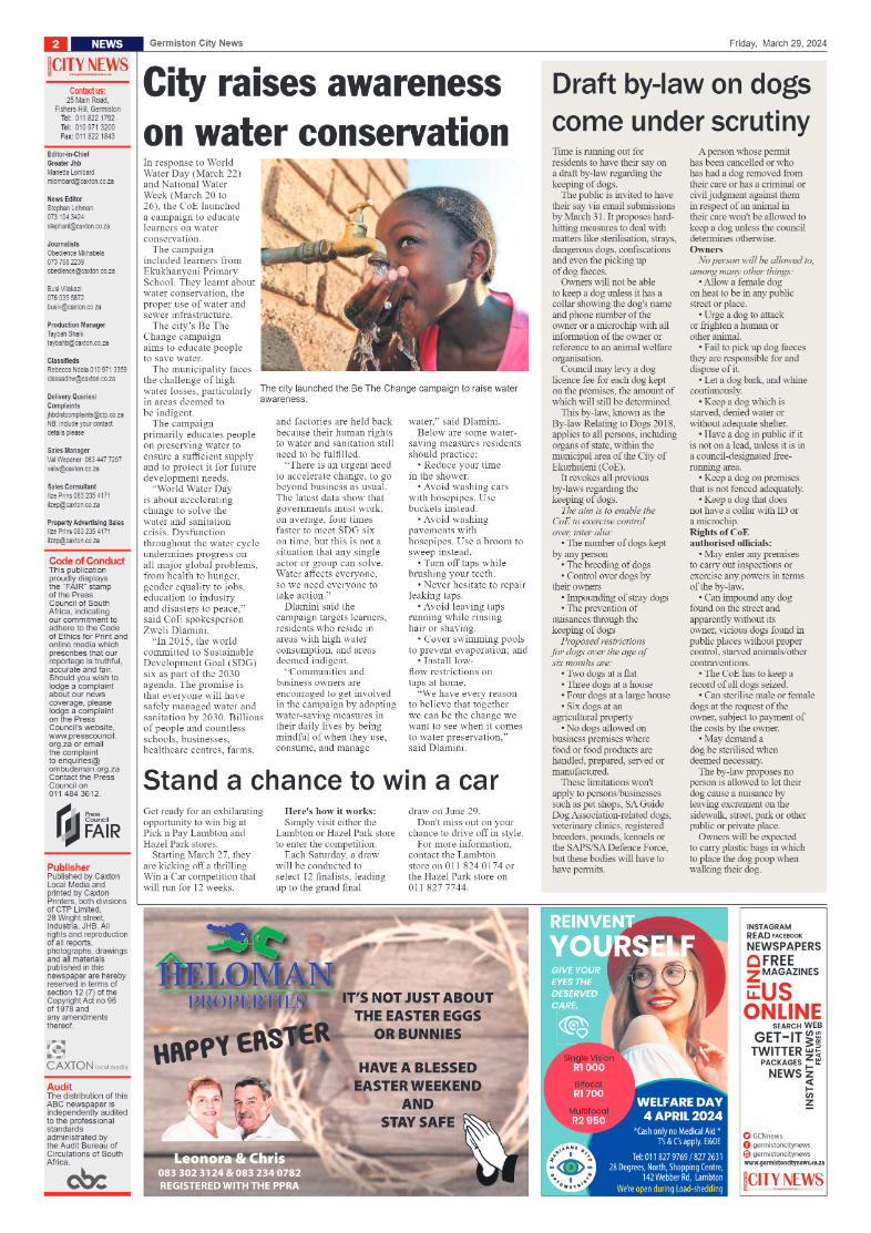 Germiston City News 29 March 2024 page 2