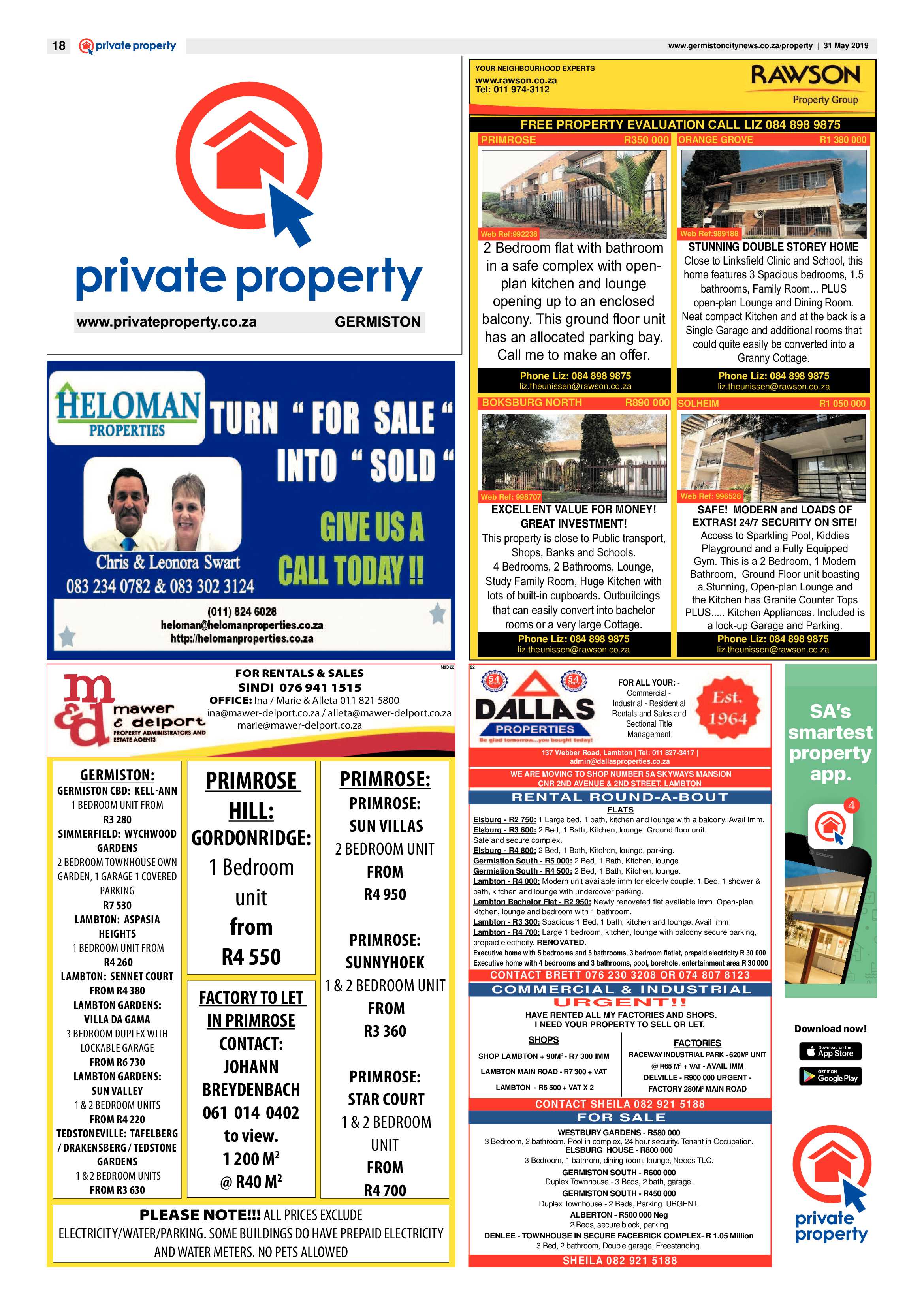 Germiston City News 29 May 2019 page 18