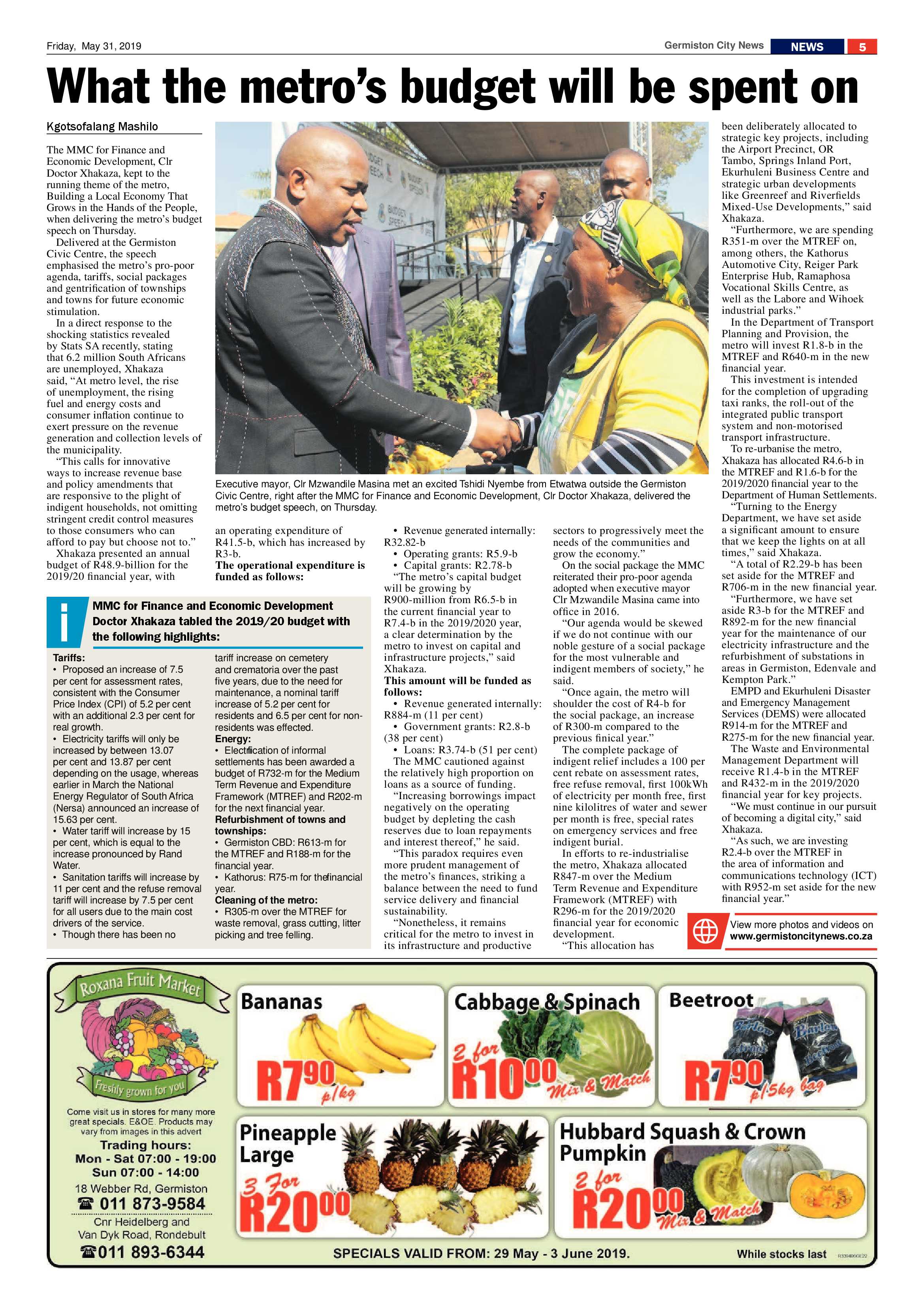 Germiston City News 29 May 2019 page 5