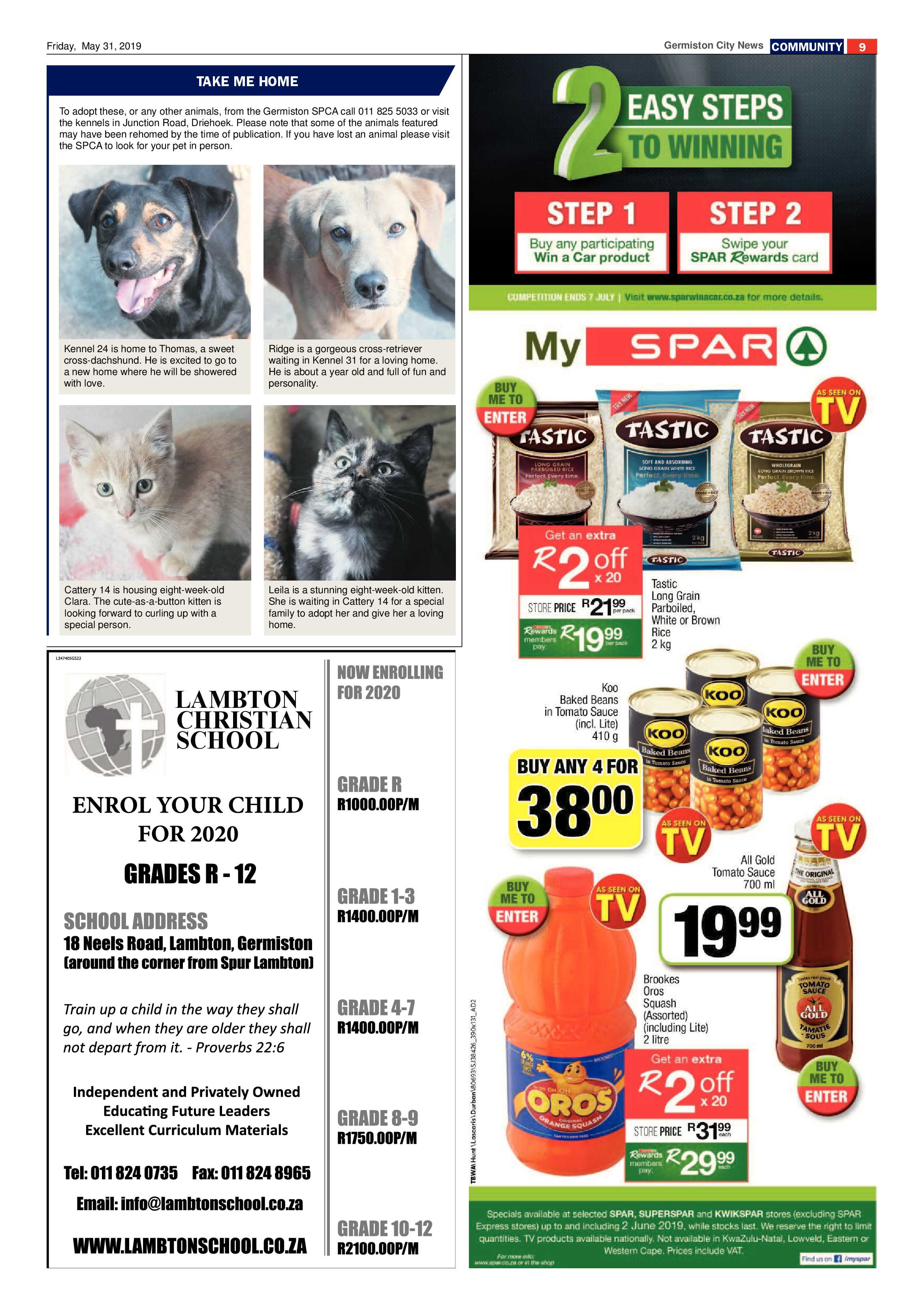 Germiston City News 29 May 2019 page 9