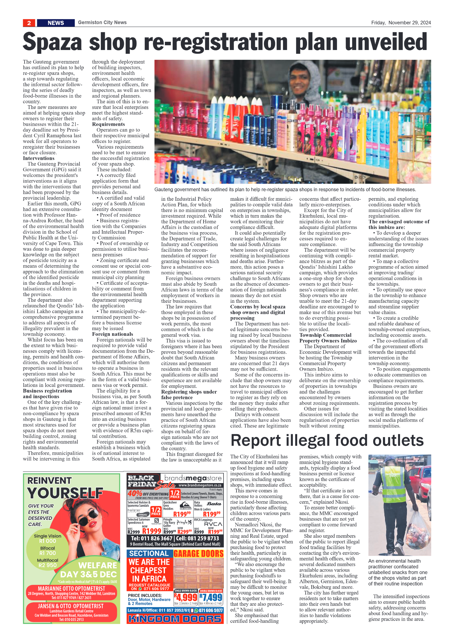 Germiston City News 29 November 2024 page 2