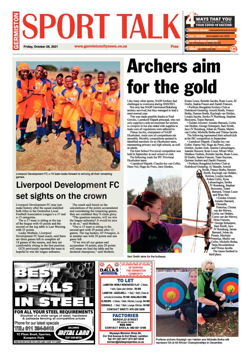 Germiston City News 29 October 2021 page 16