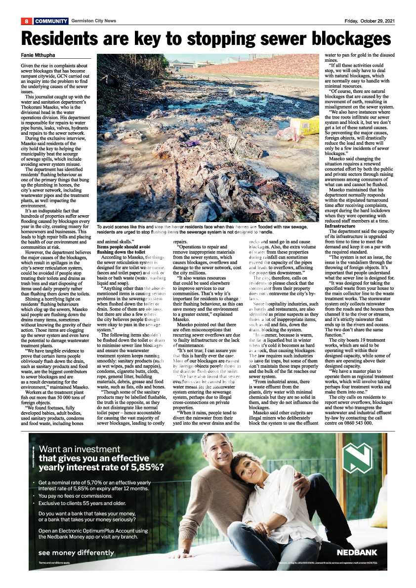 Germiston City News 29 October 2021 page 8