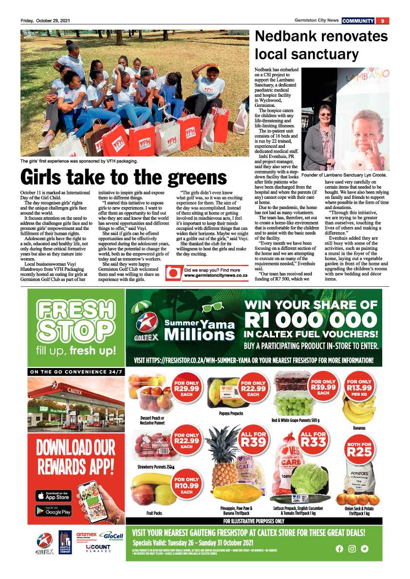 Germiston City News 29 October 2021 page 9