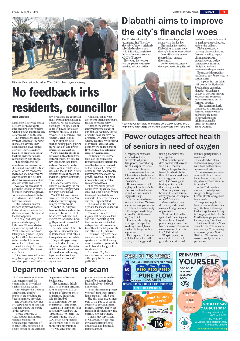 Germiston City News 2 Aug 2024 page 3