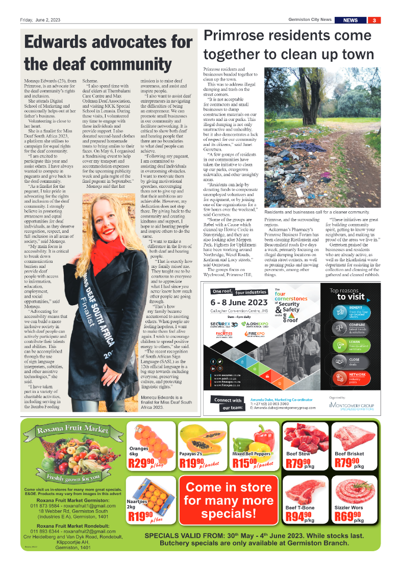Germiston City News 2 June 2023 page 3