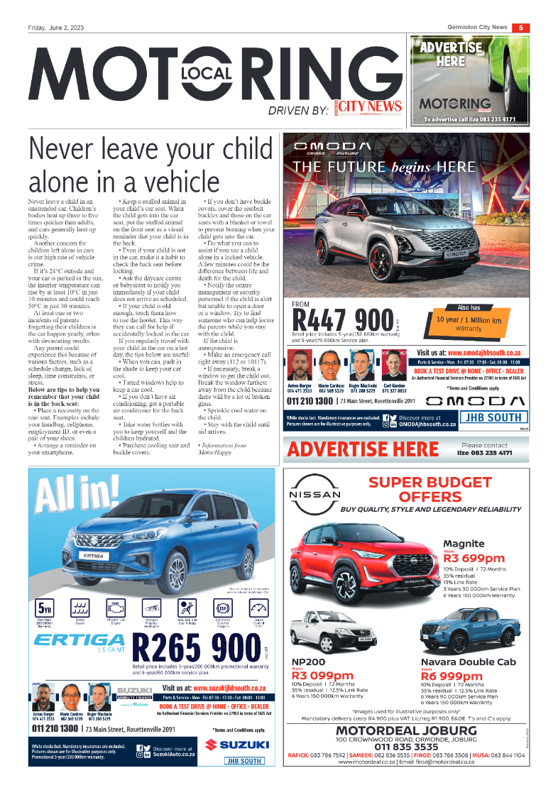 Germiston City News 2 June 2023 page 5