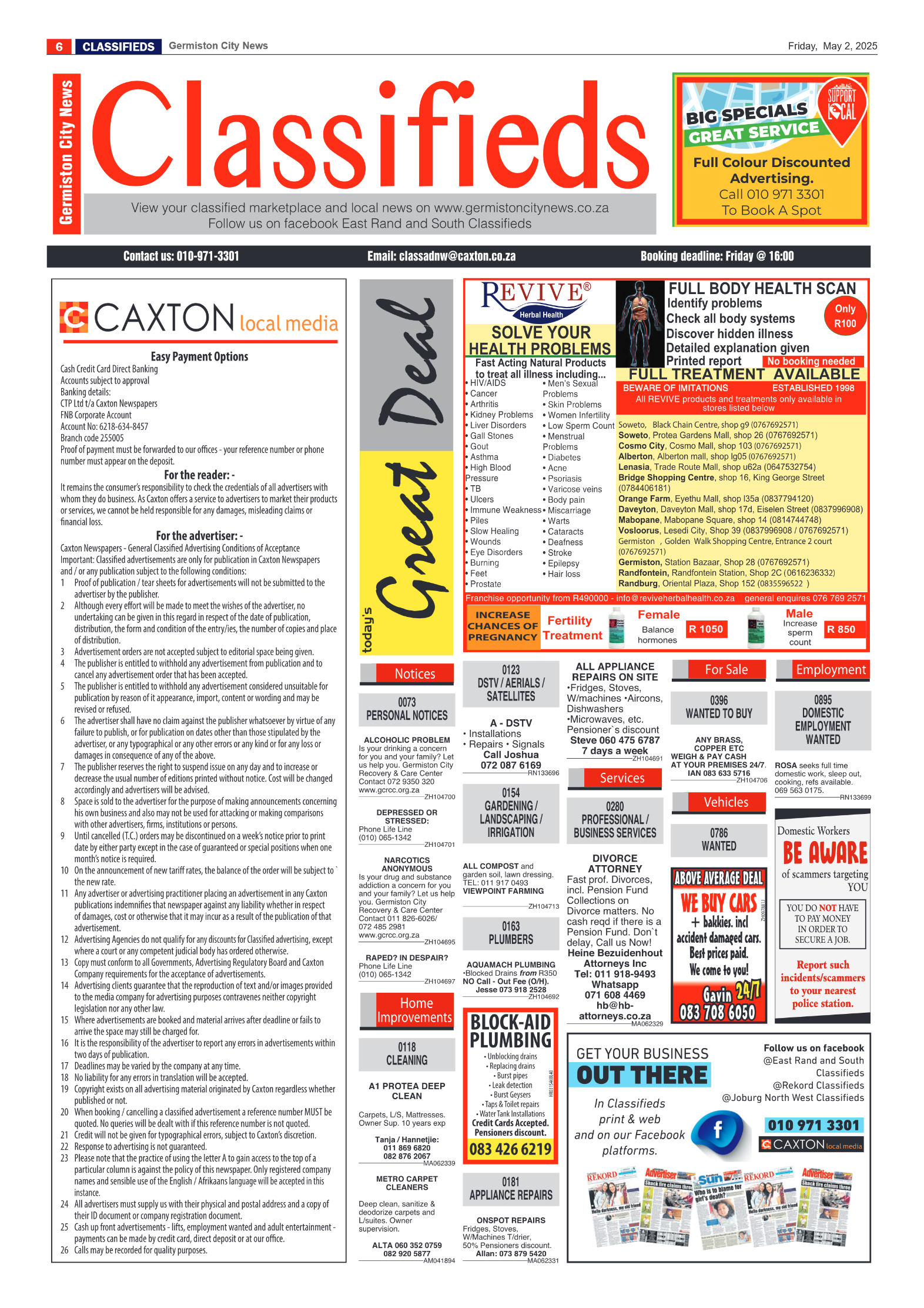 Germiston City News 2 May 2025 page 6