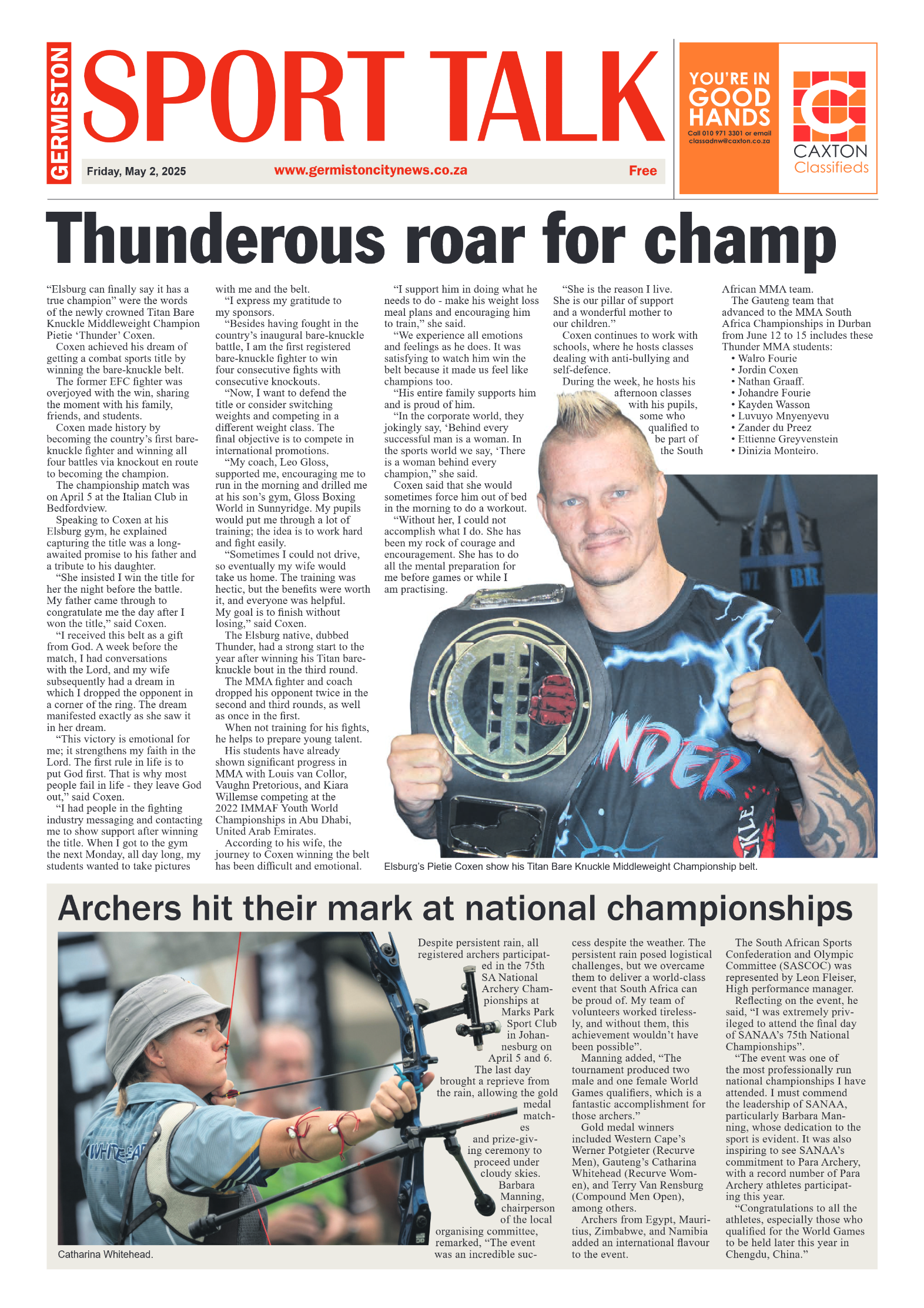 Germiston City News 2 May 2025 page 8
