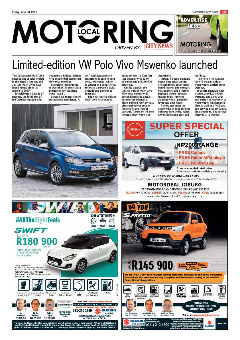 Germiston City News 30 April 2021 page 15