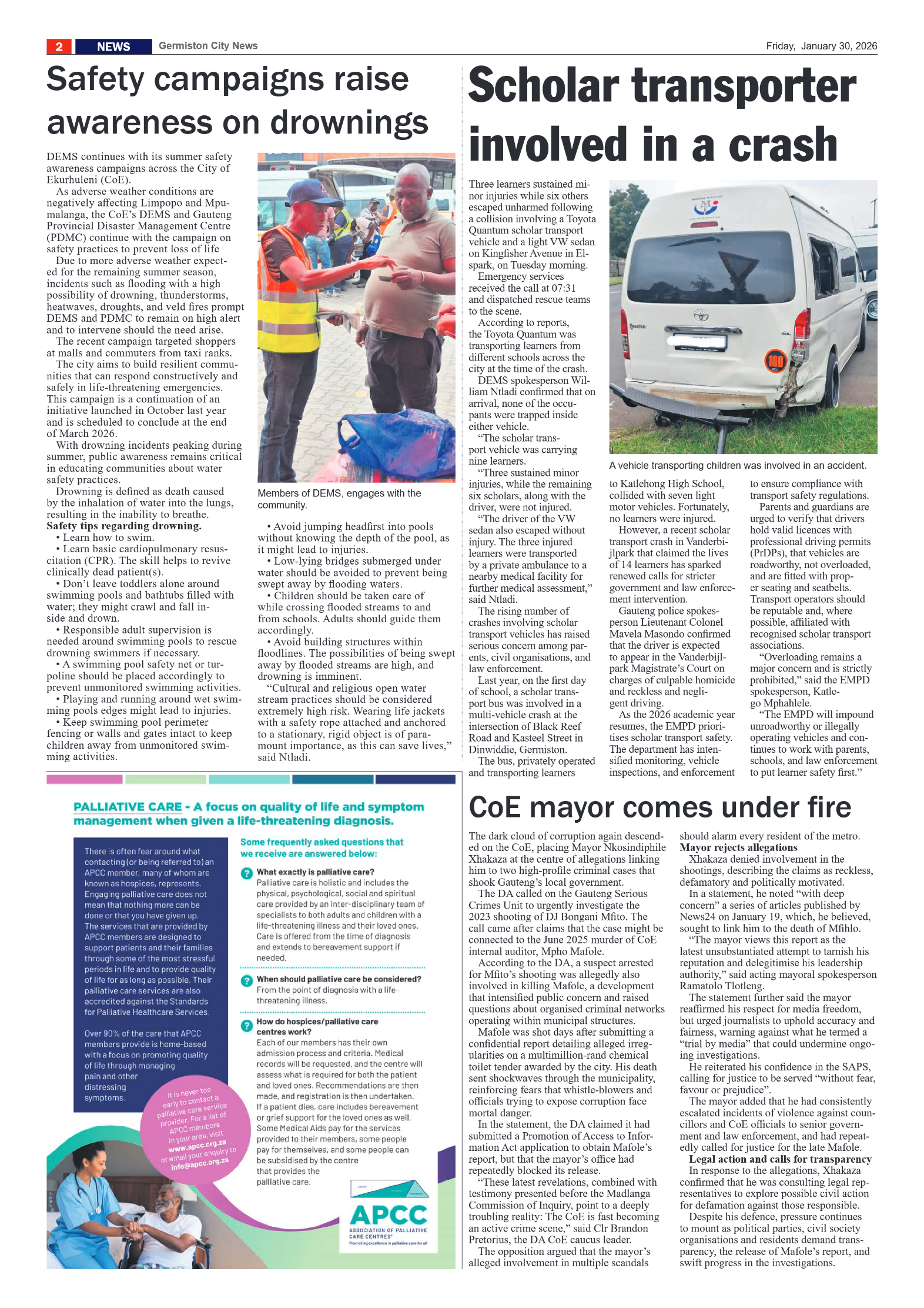 Germiston City News 30 January 2026 page 2