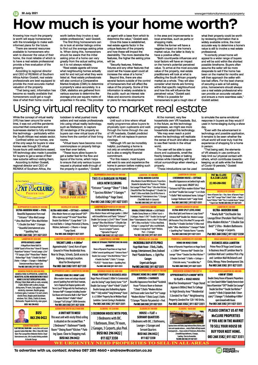 Germiston City News 30 July 2021 page 12