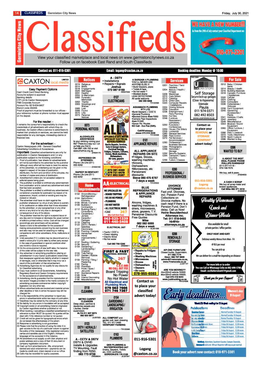 Germiston City News 30 July 2021 page 14