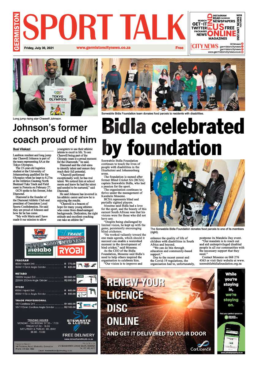 Germiston City News 30 July 2021 page 16