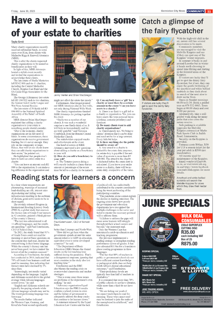 Germiston City News 30 June 2023 page 11