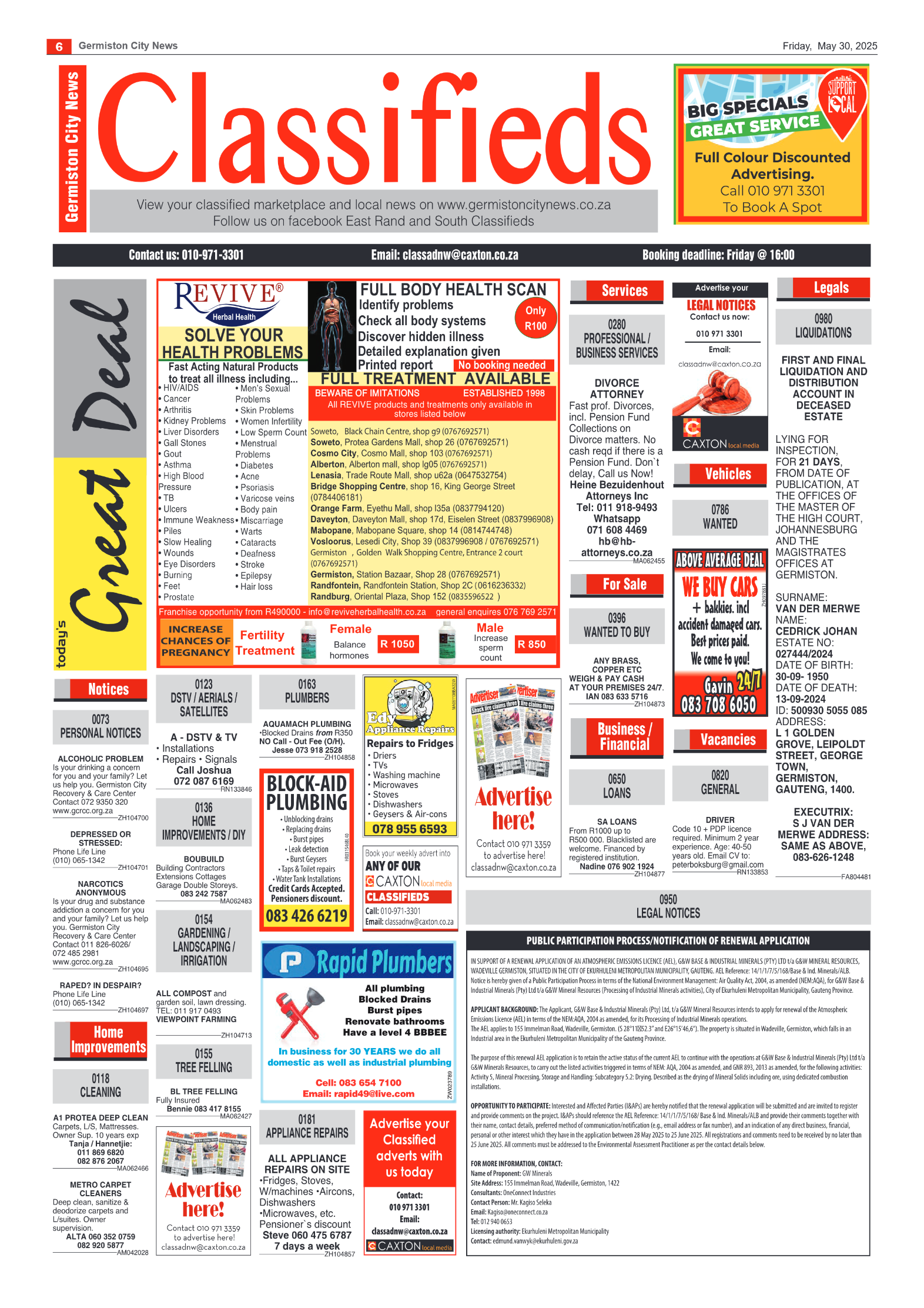 Germiston City News 30 May 2025 page 6