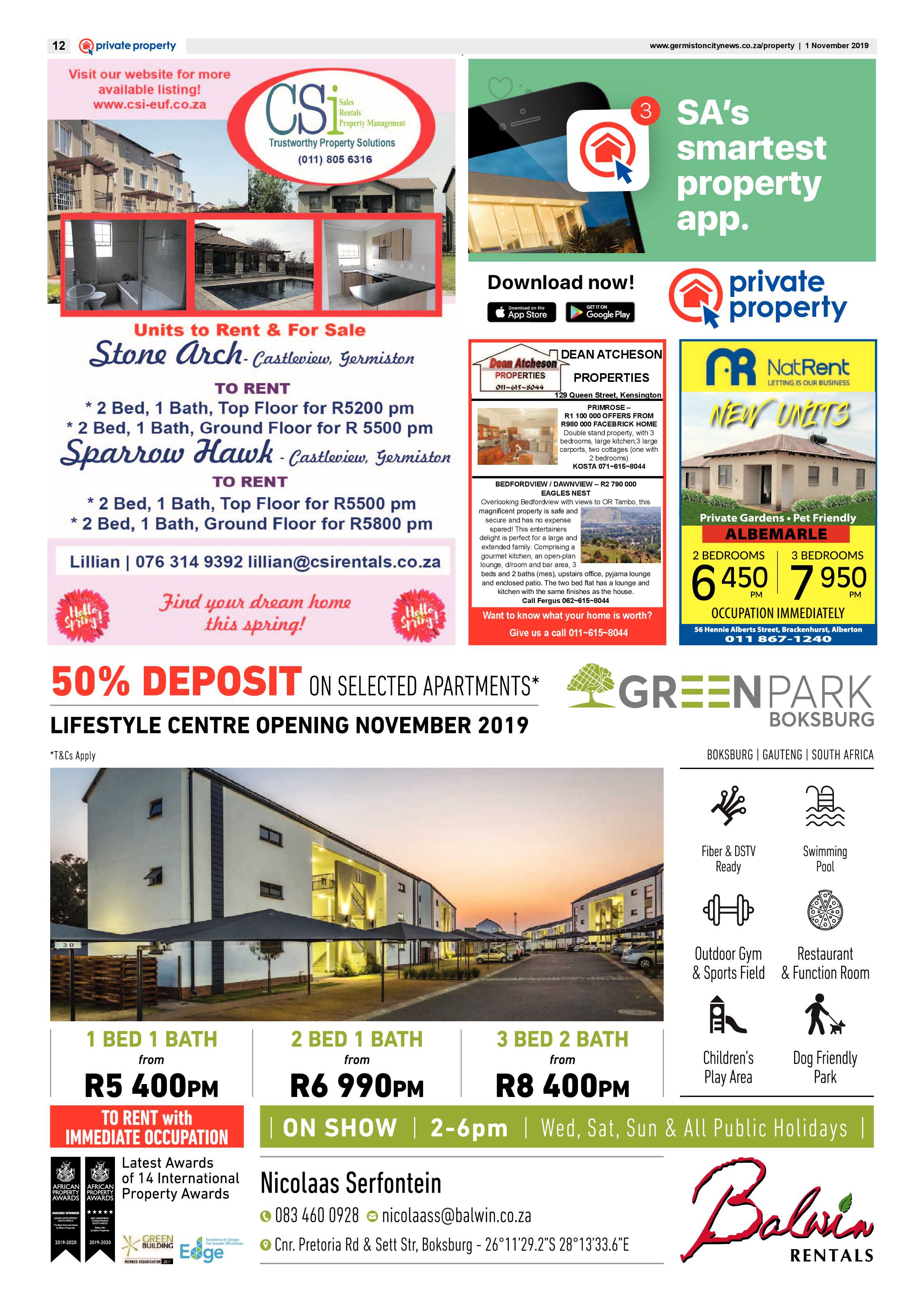 Germiston City News 30 October 2019 page 12