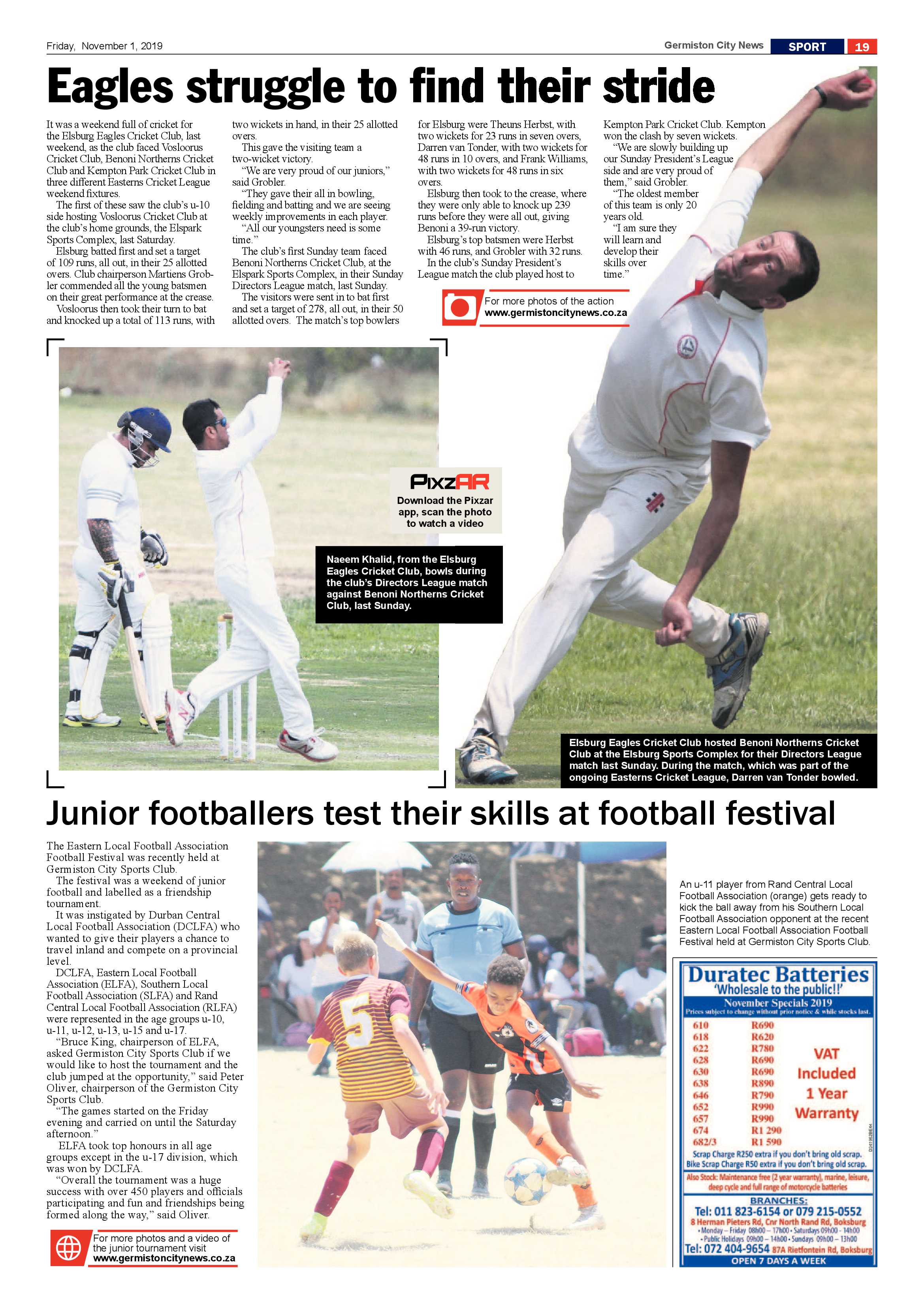 Germiston City News 30 October 2019 page 19