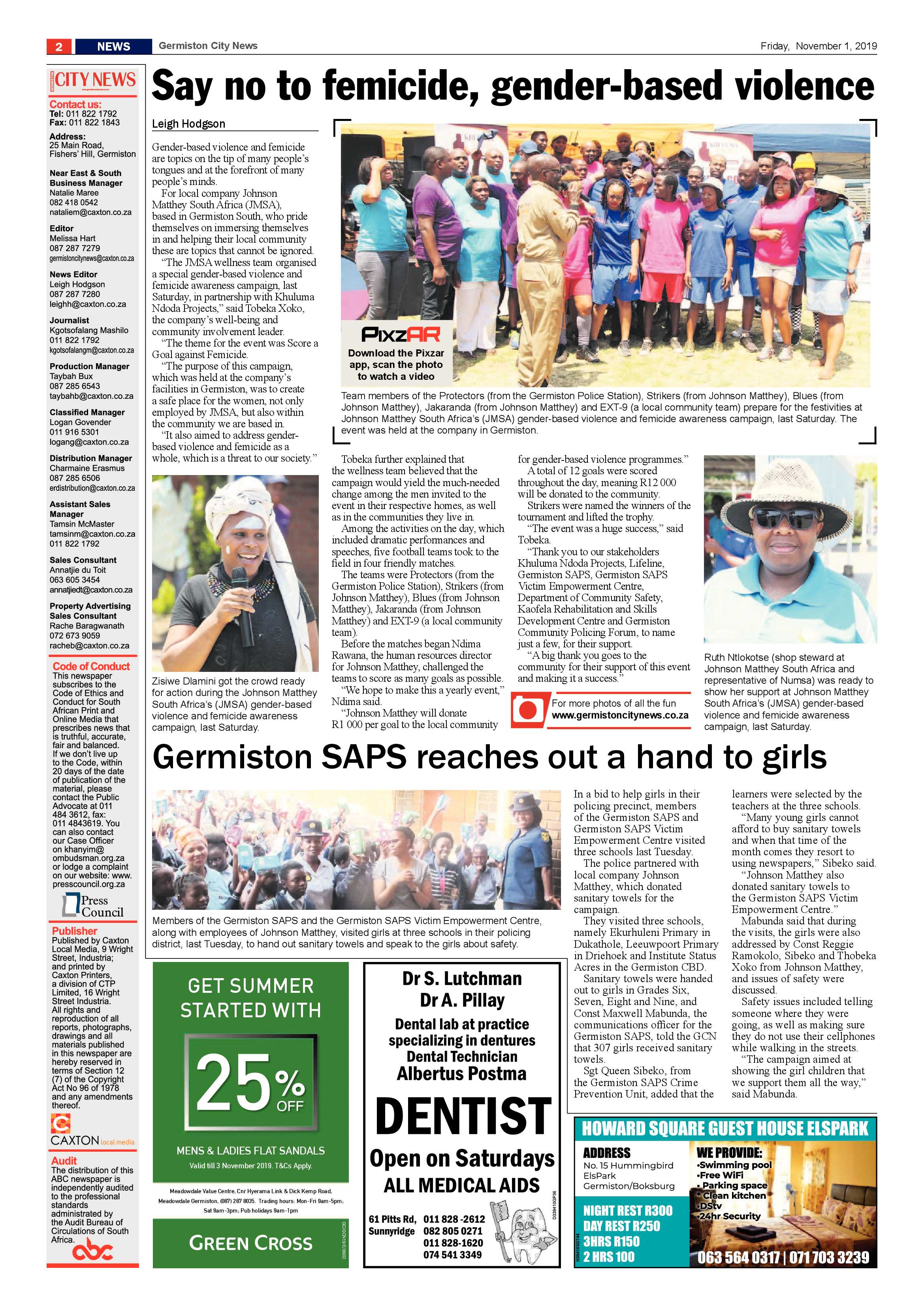 Germiston City News 30 October 2019 page 2
