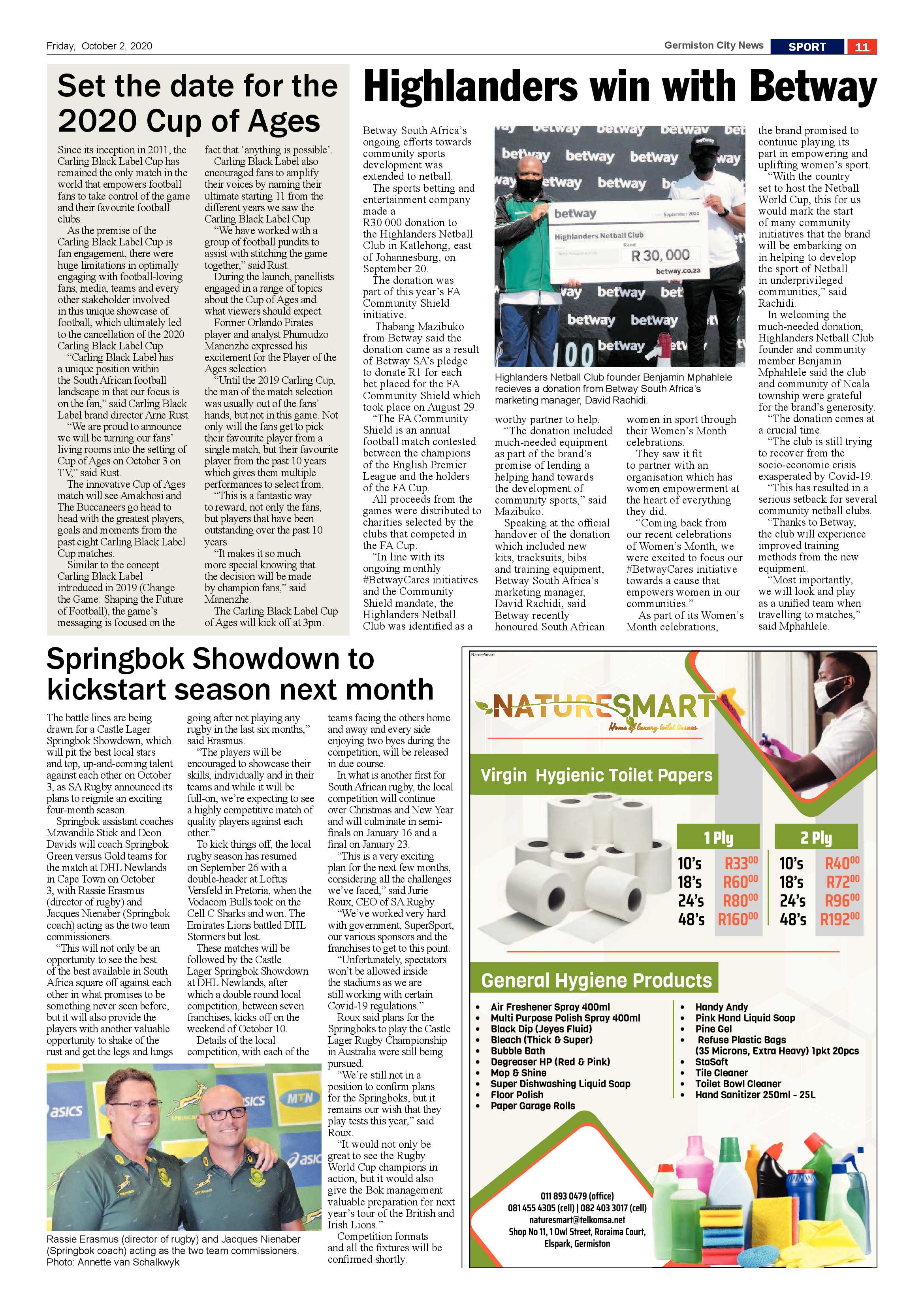 Germiston City News 30 September 2020 page 11