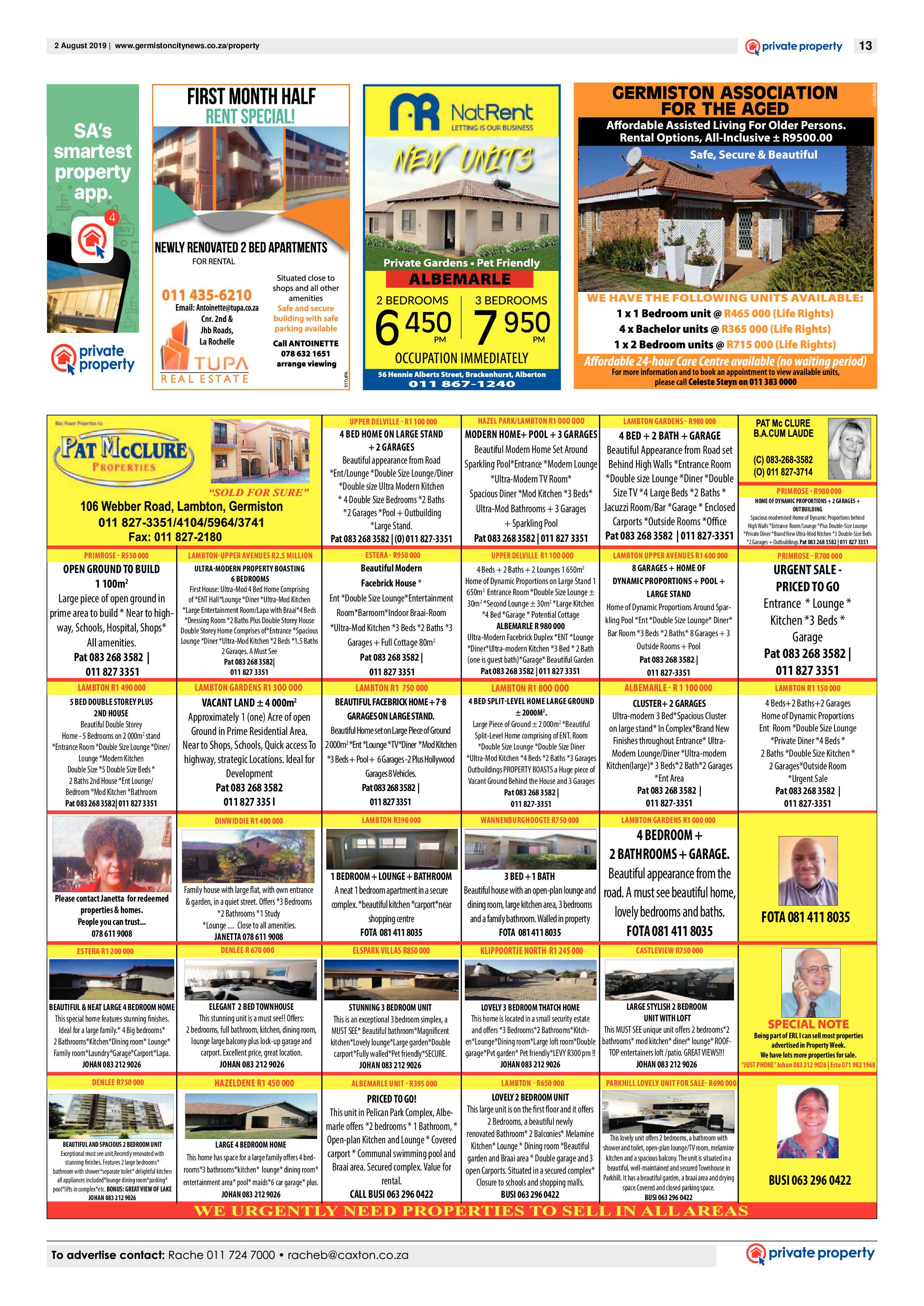 Germiston City News 31 July 2019 page 13