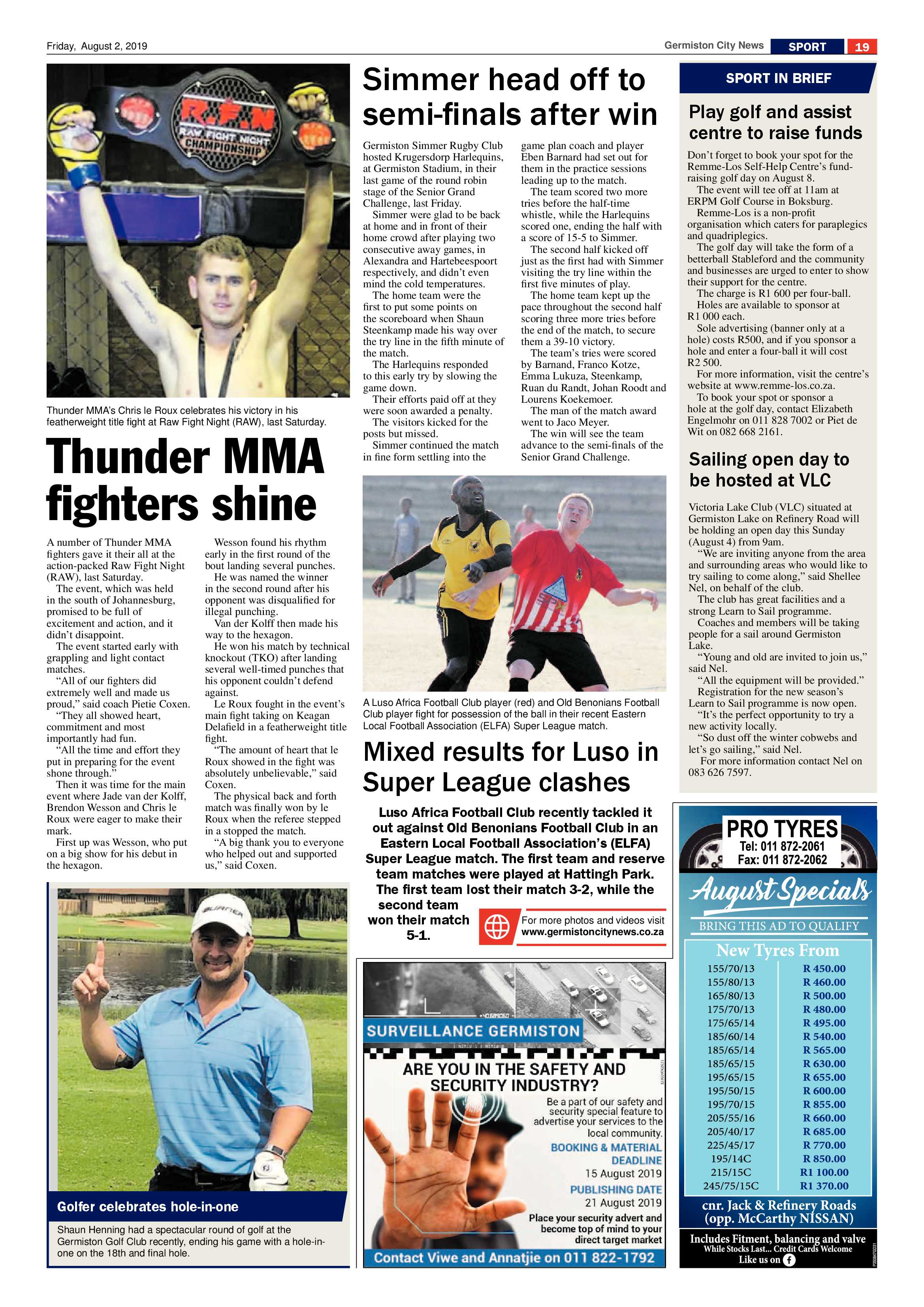 Germiston City News 31 July 2019 page 19