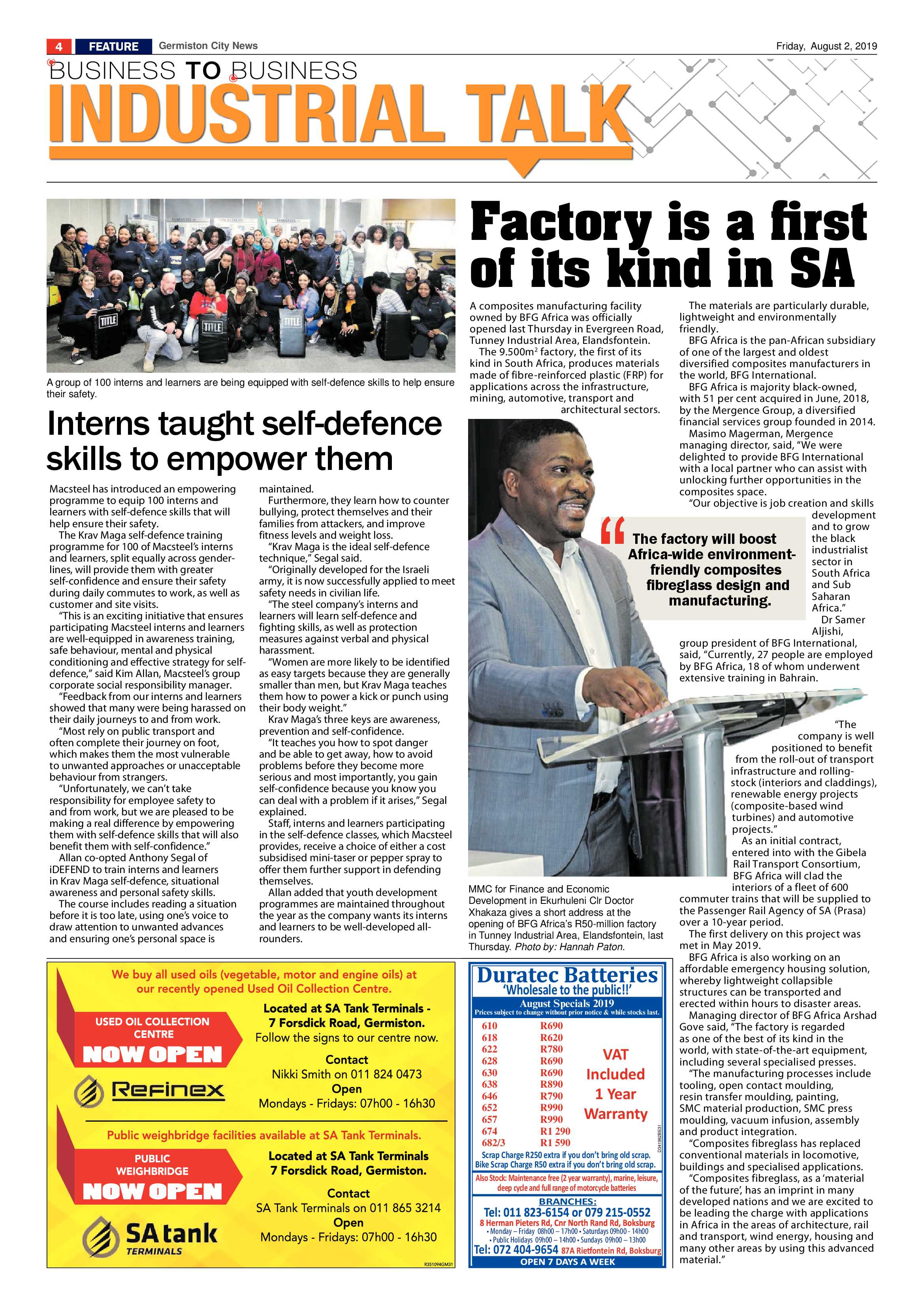 Germiston City News 31 July 2019 page 4