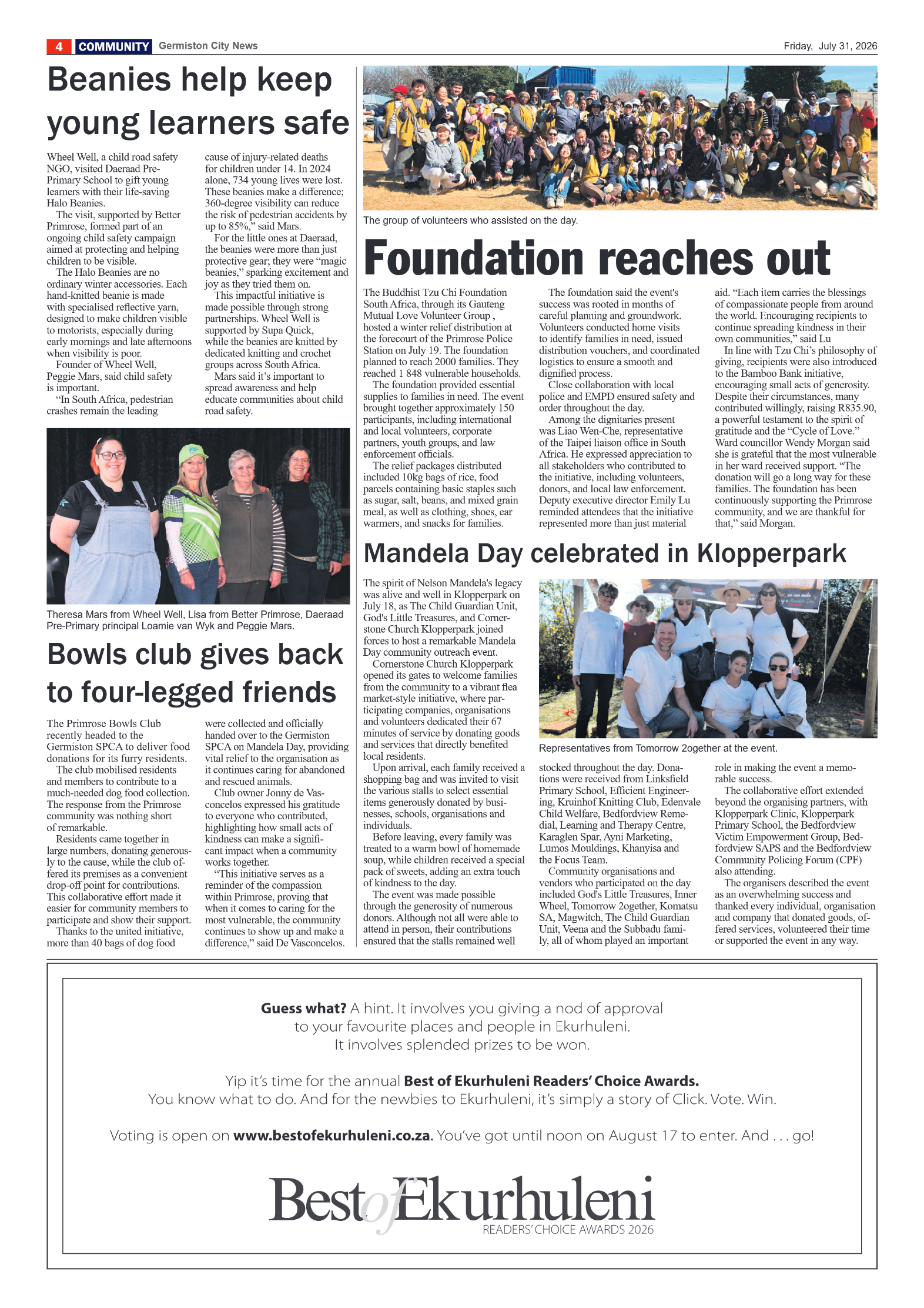 Germiston City News 31 July 2026 page 4