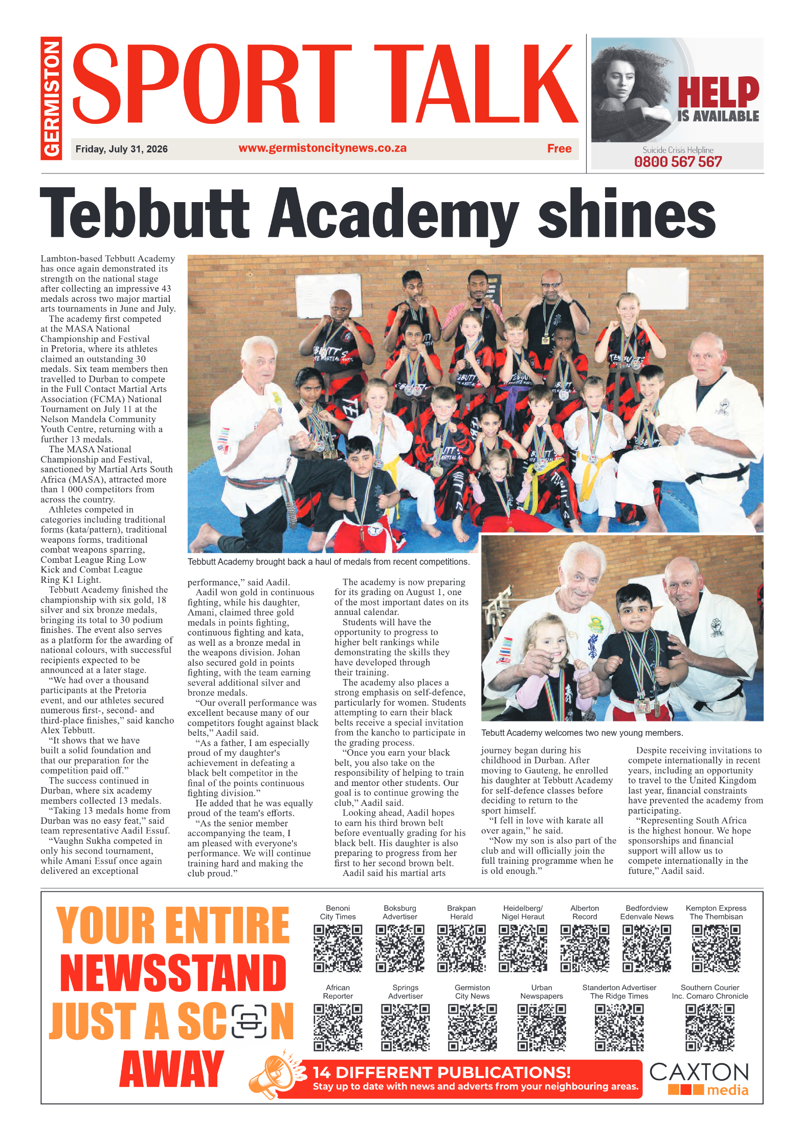 Germiston City News 31 July 2026 page 8