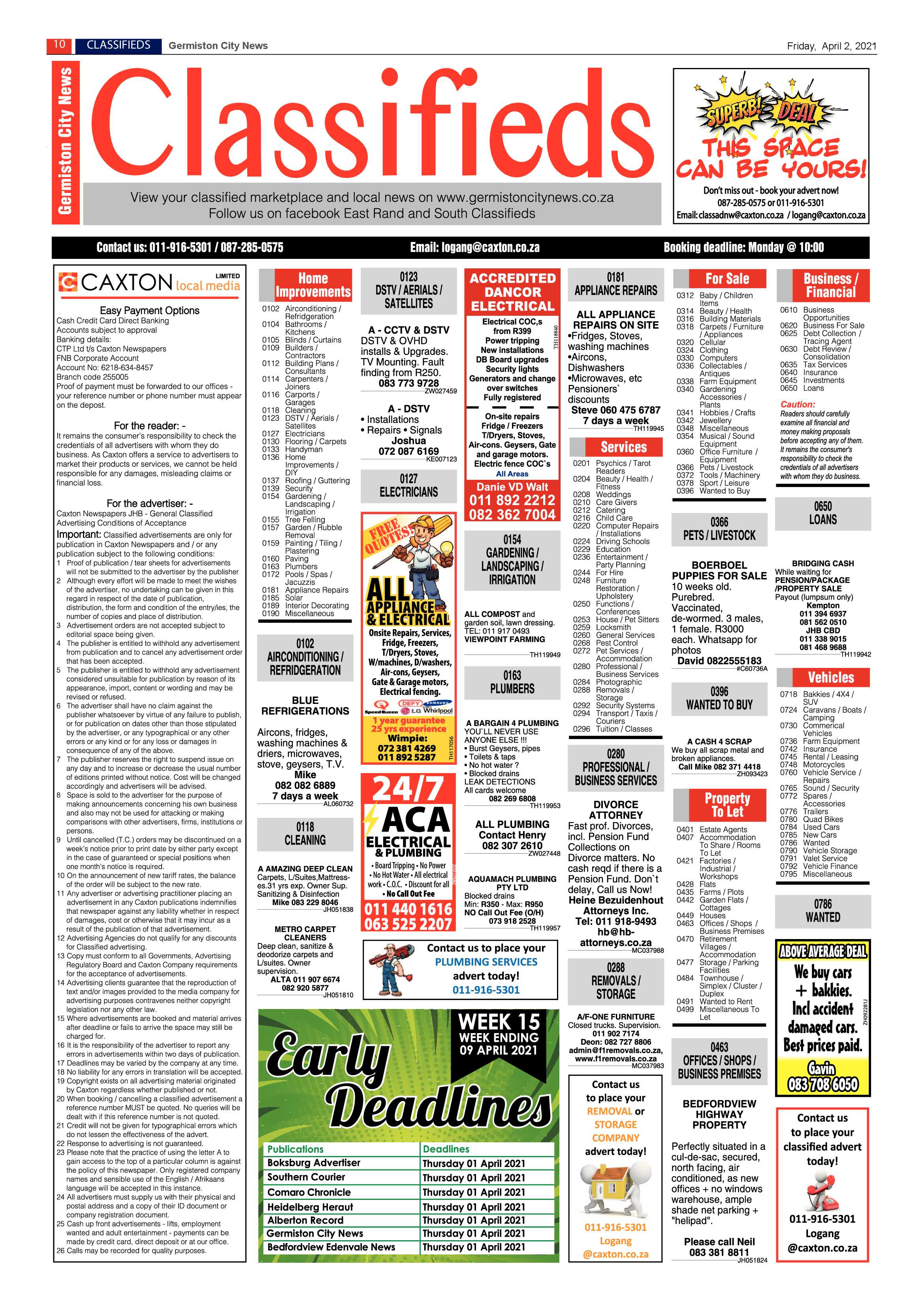 Germiston City News 31 March 2021 page 10