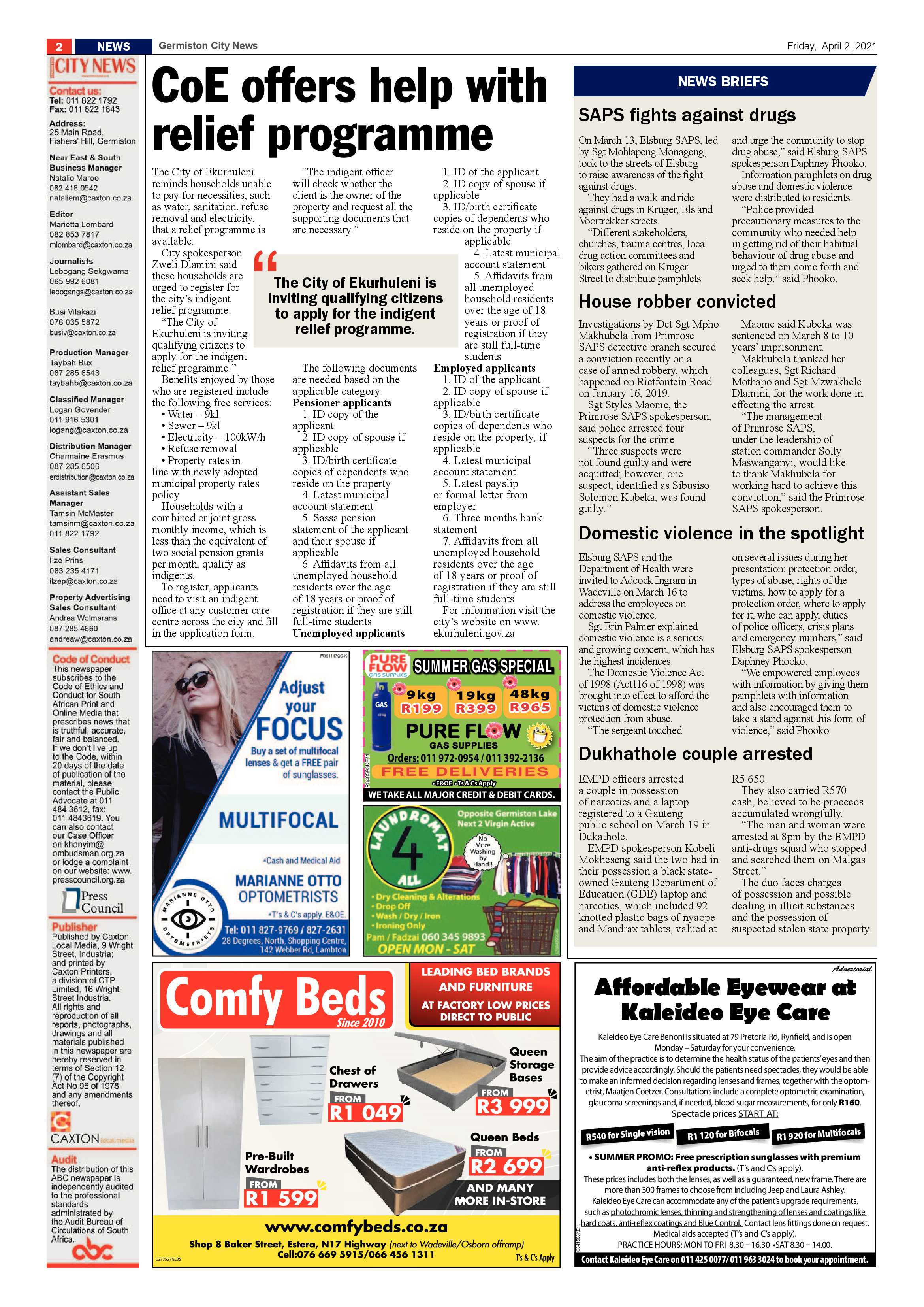 Germiston City News 31 March 2021 page 2