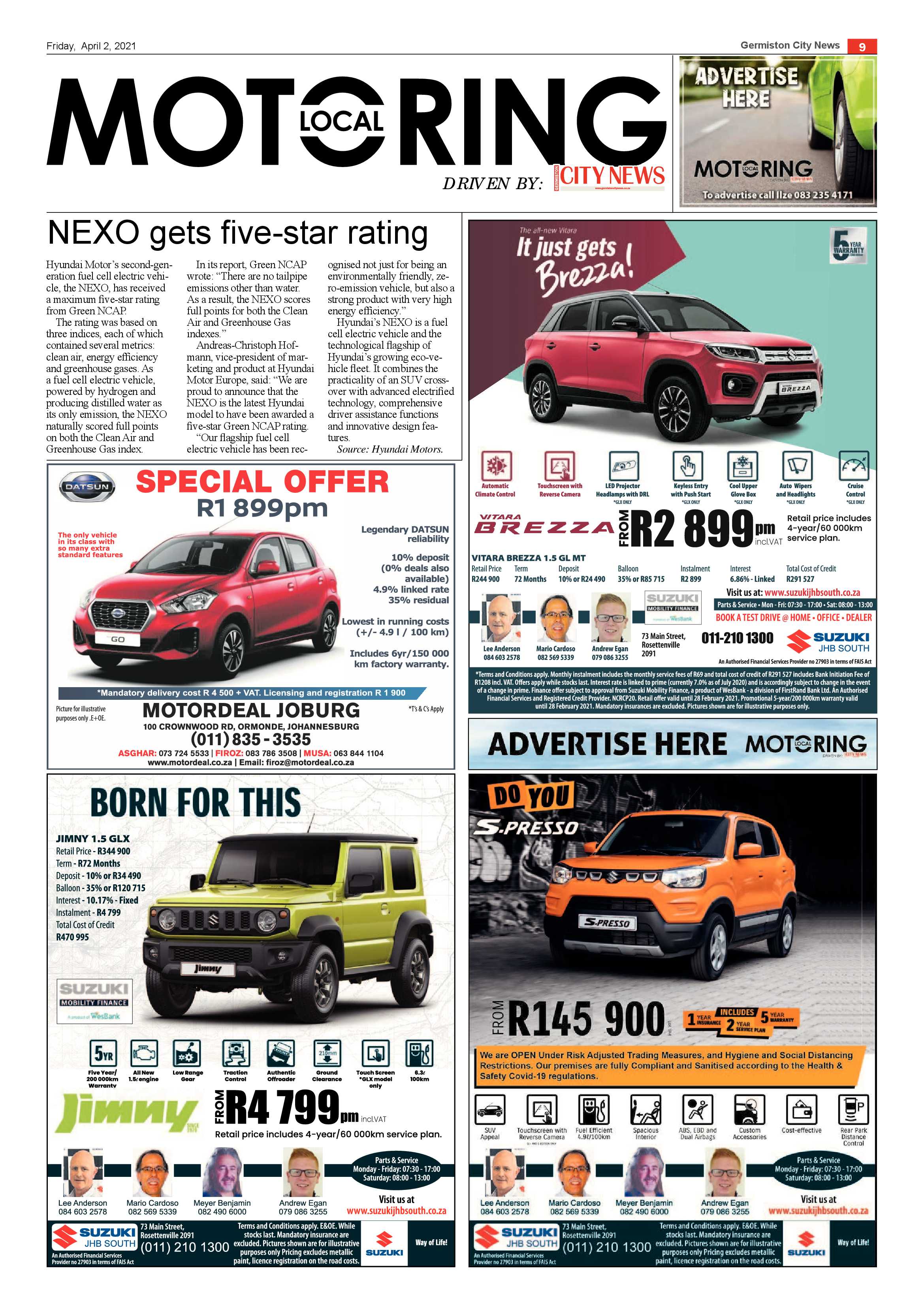 Germiston City News 31 March 2021 page 9