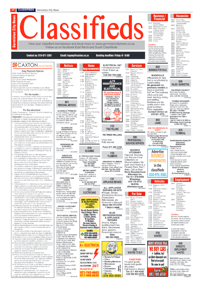 Germiston City News 31 March 2023 page 10