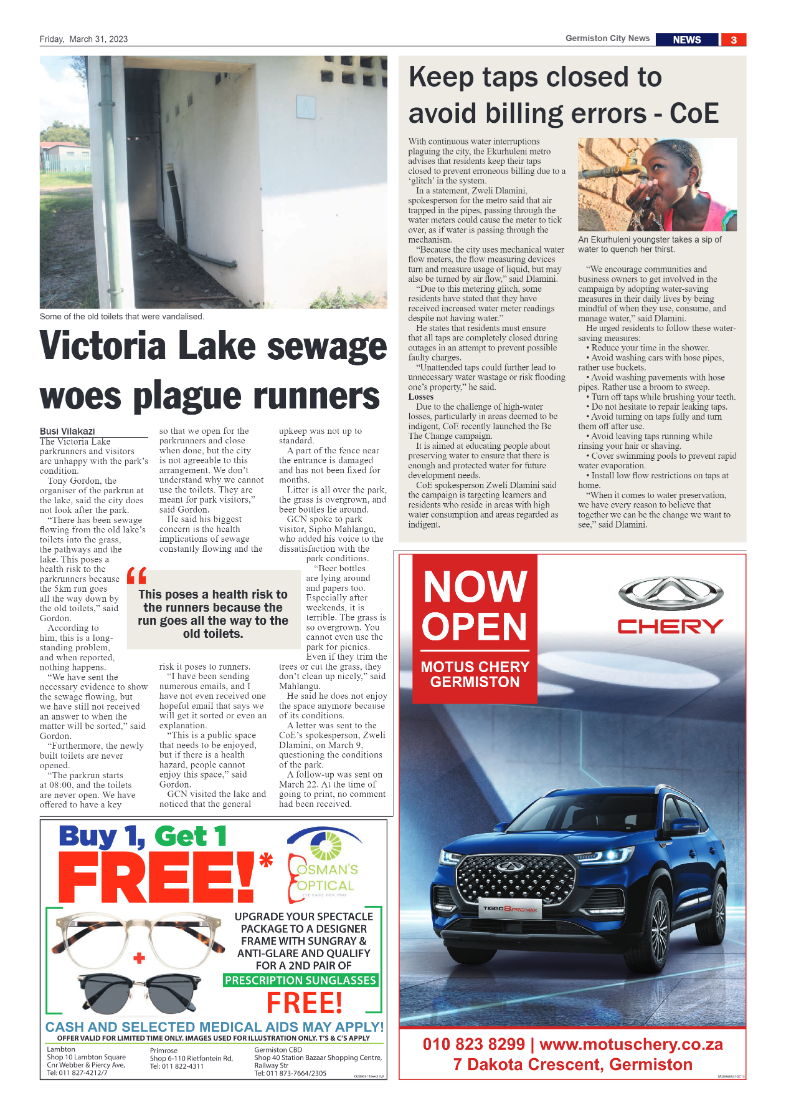 Germiston City News 31 March 2023 page 3