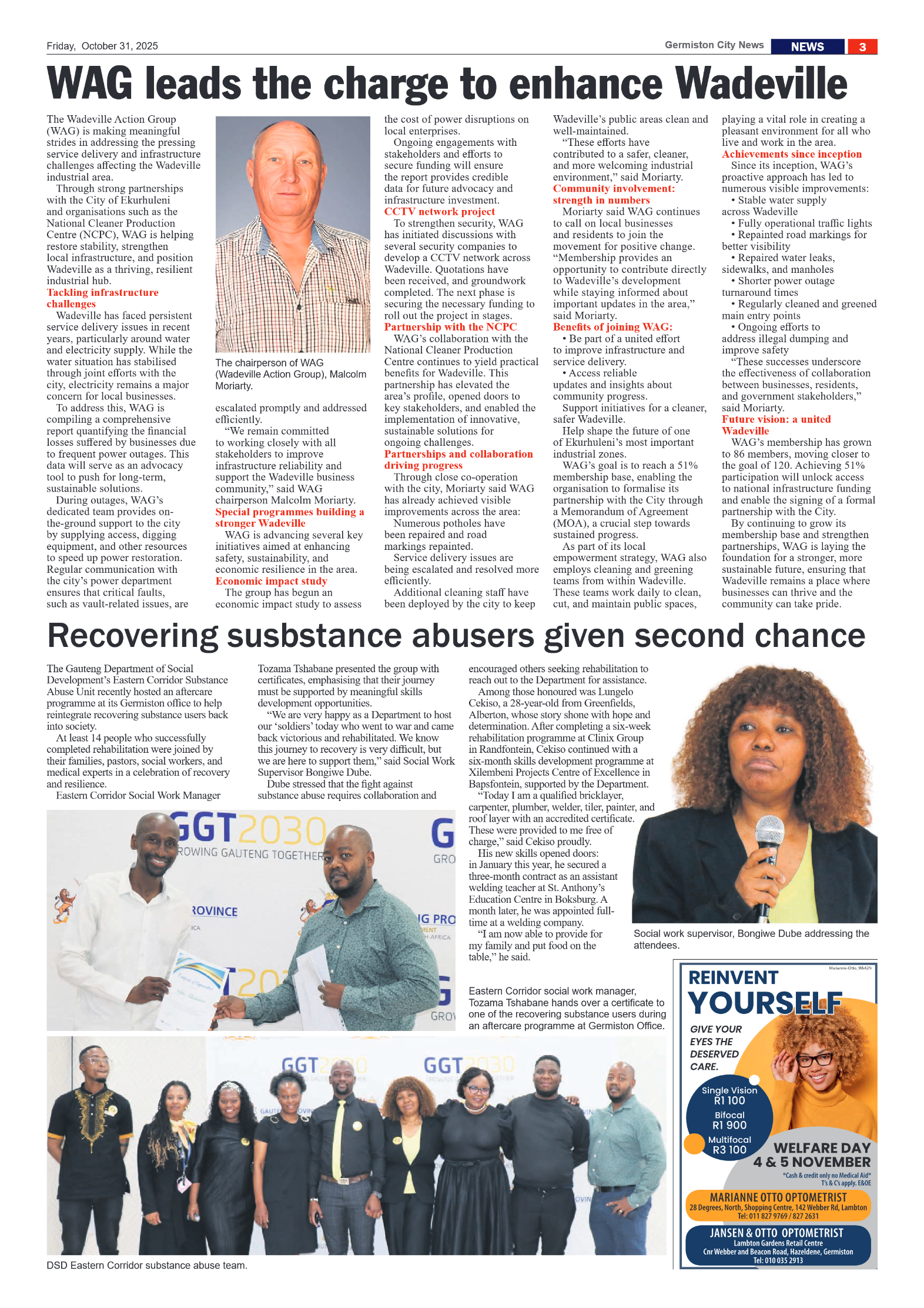 Germiston City News 31 October 2025 page 3