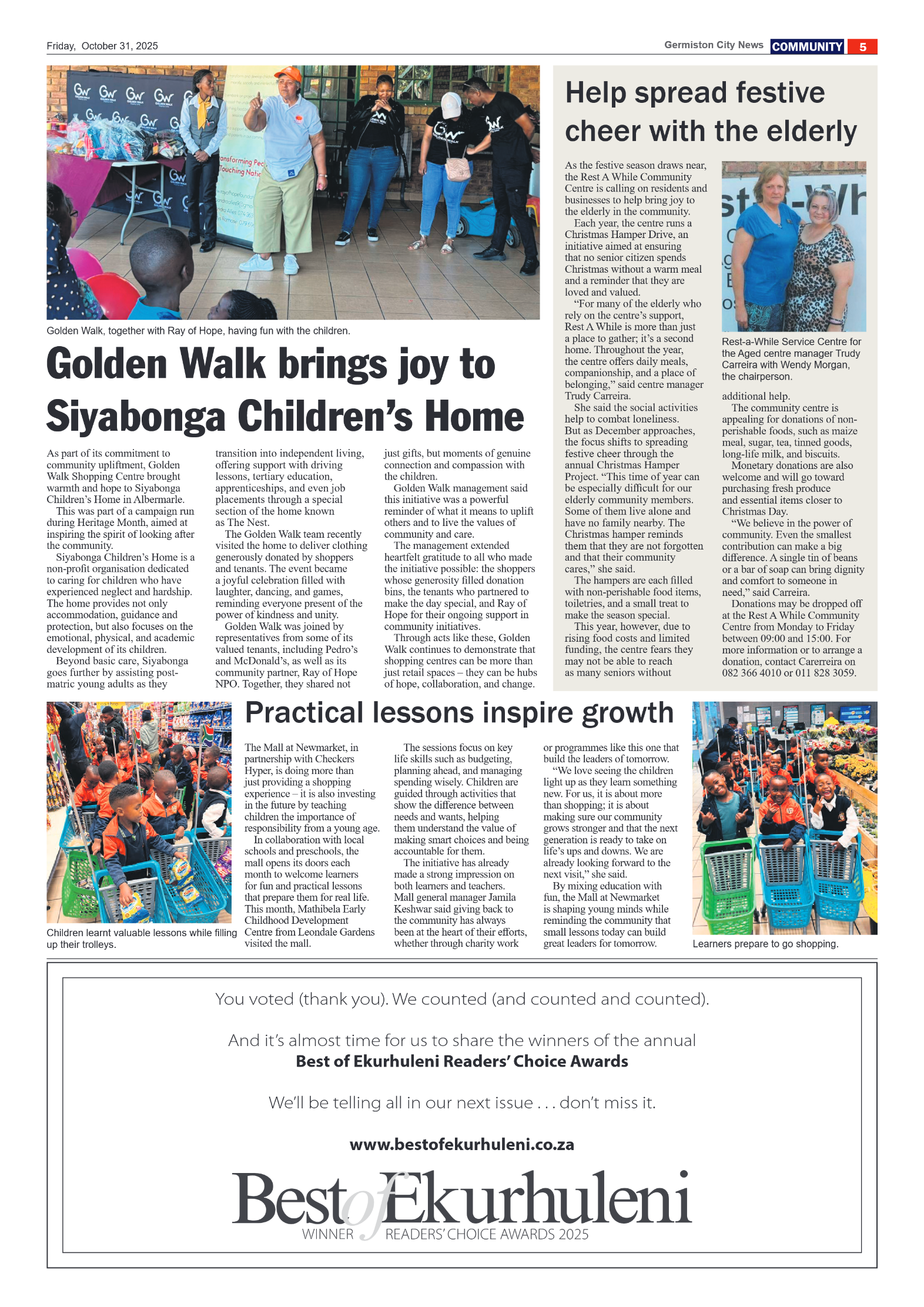 Germiston City News 31 October 2025 page 5