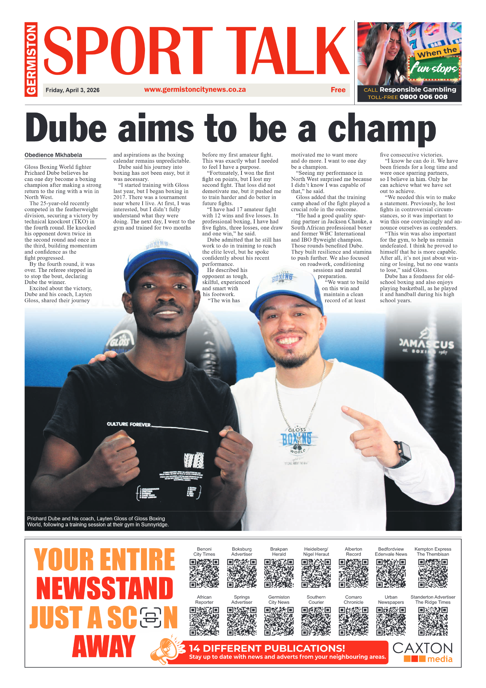 Germiston City News 3 April 2026 page 8