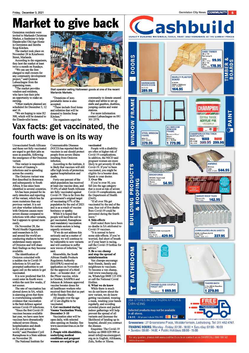Germiston City News 3 December 2021 page 7