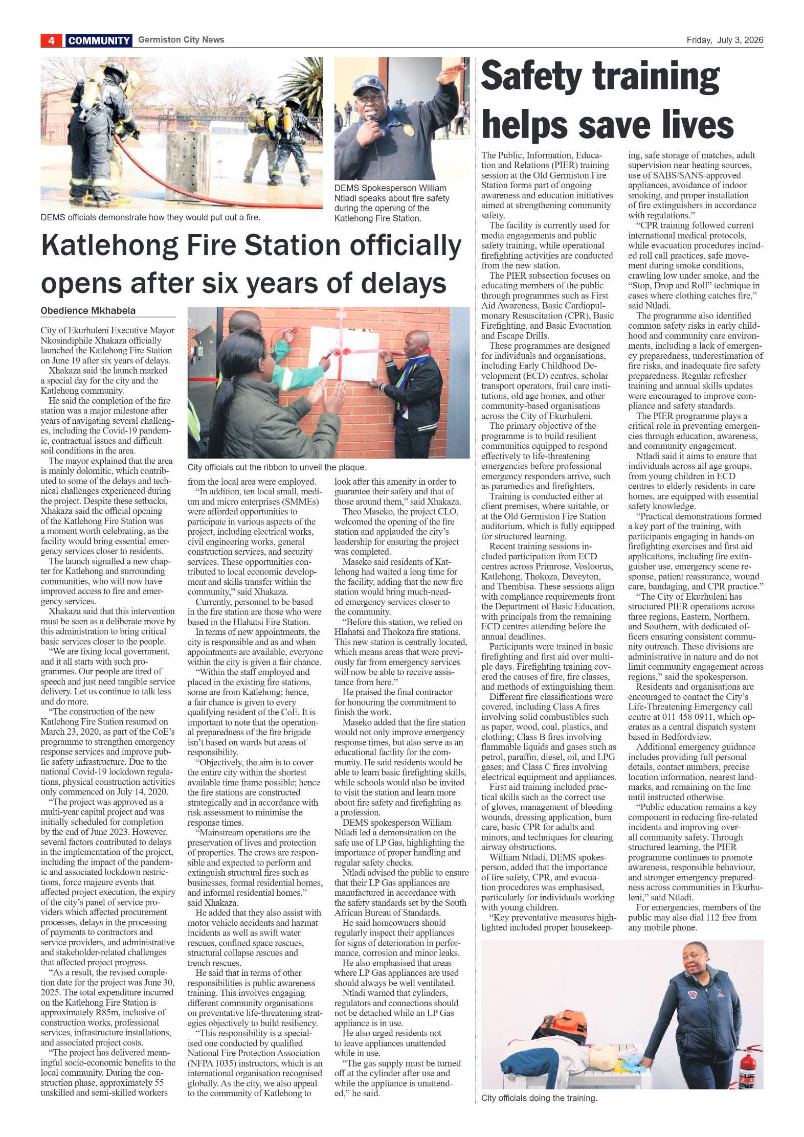Germiston City News 3 July 2026 page 4
