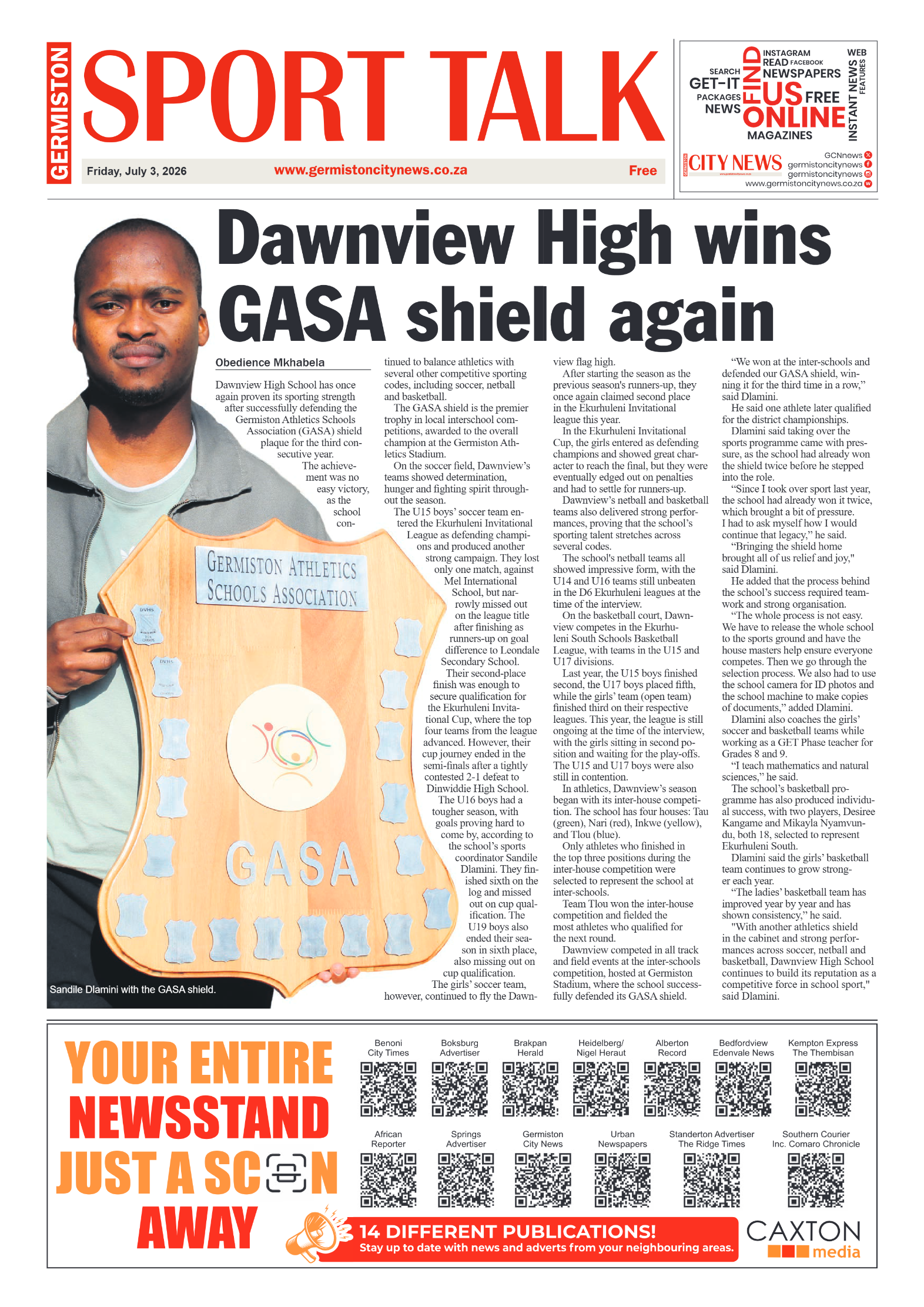 Germiston City News 3 July 2026 page 8