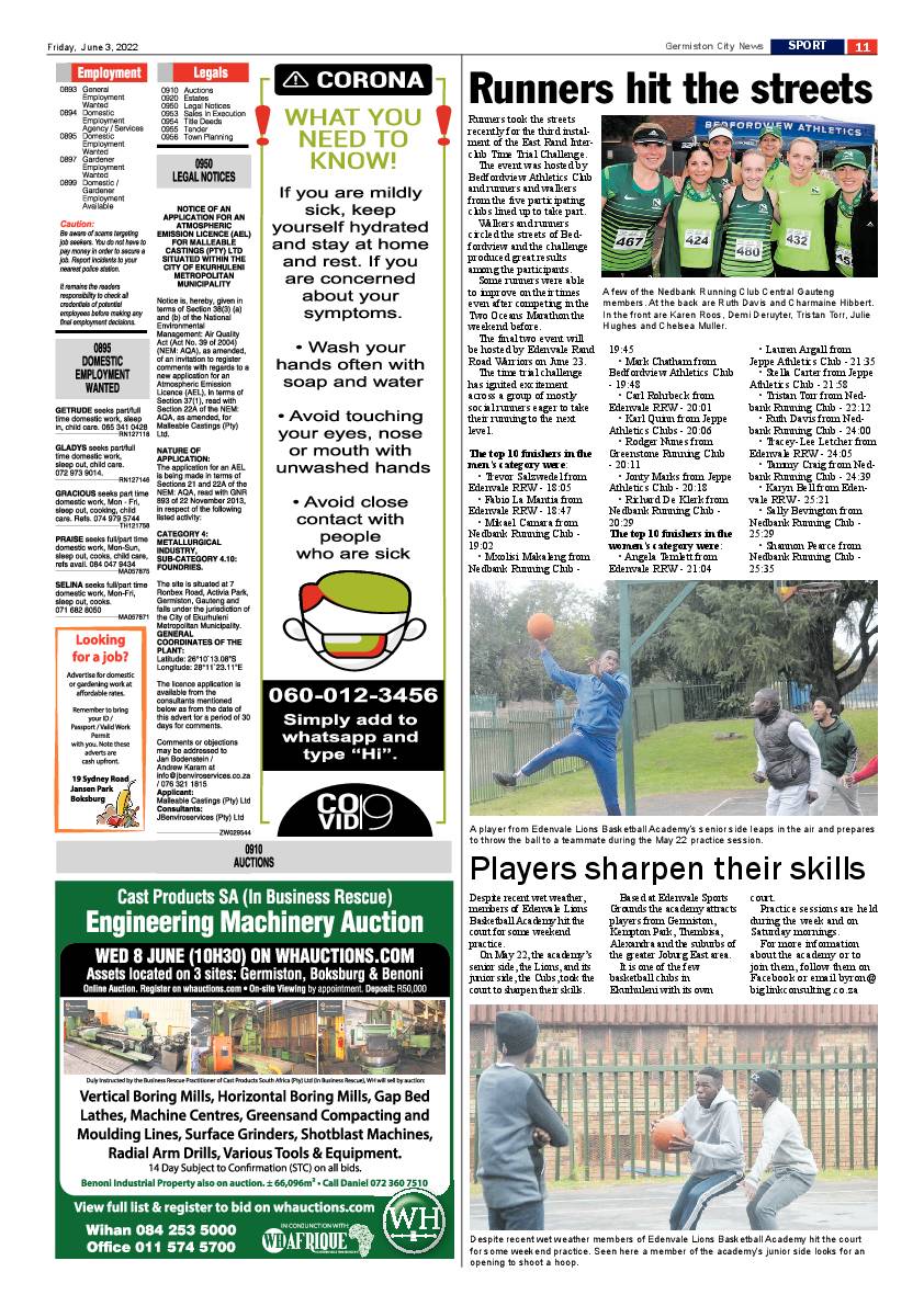 Germiston City News 3 June 2022 page 11