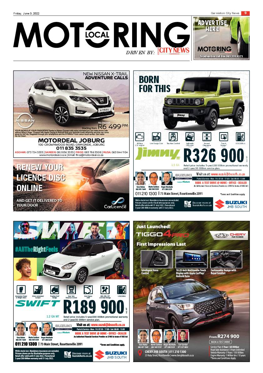 Germiston City News 3 June 2022 page 9