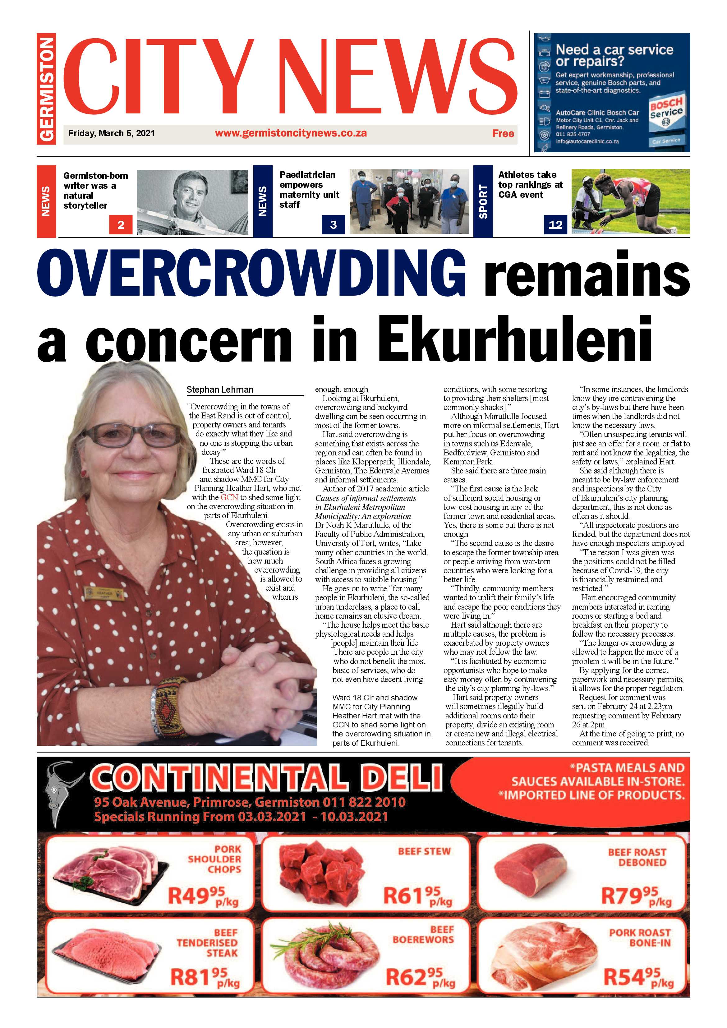 Germiston City News 3 March 2021 page 1
