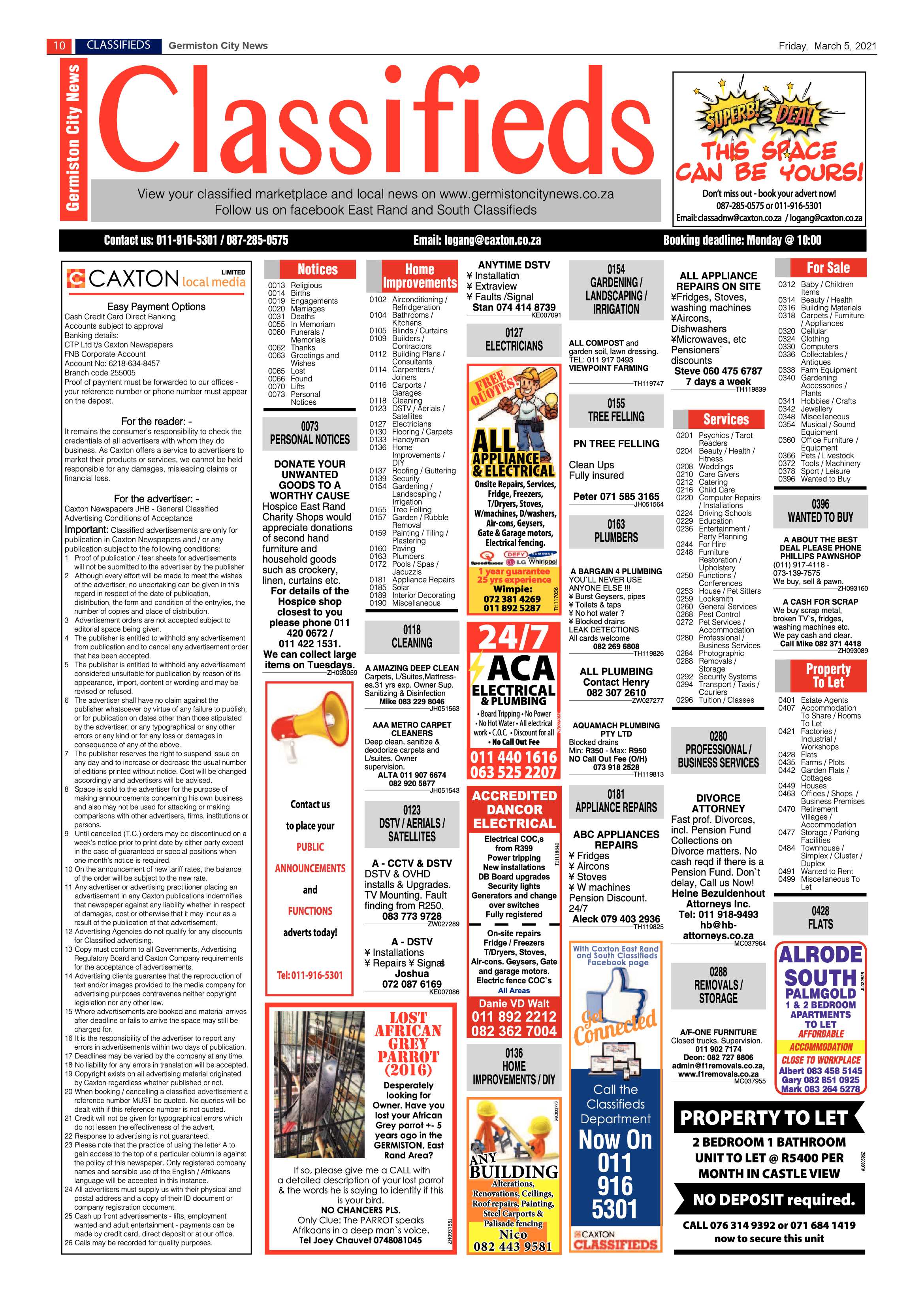 Germiston City News 3 March 2021 page 10