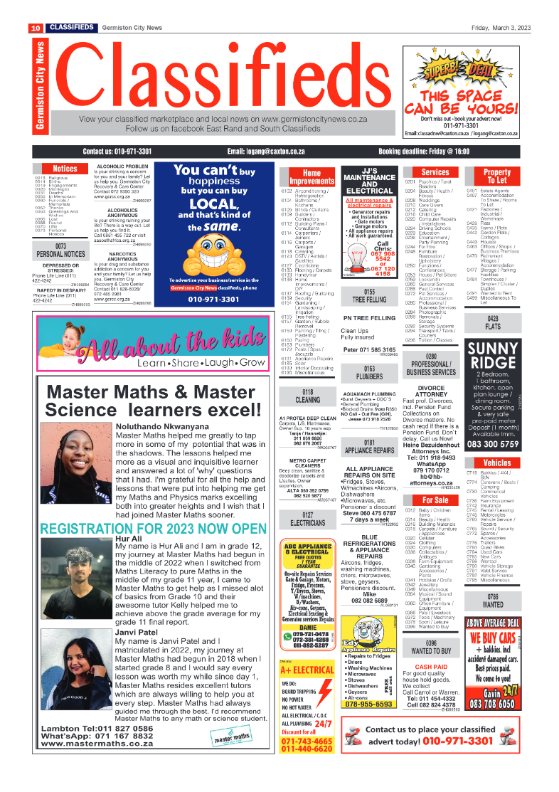 Germiston City News 3 March 2023 page 10