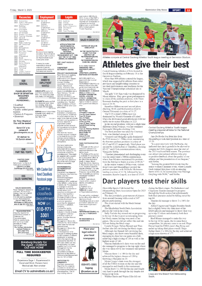 Germiston City News 3 March 2023 page 11