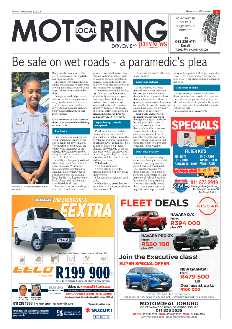 Germiston City News 3 November 2023 page 13