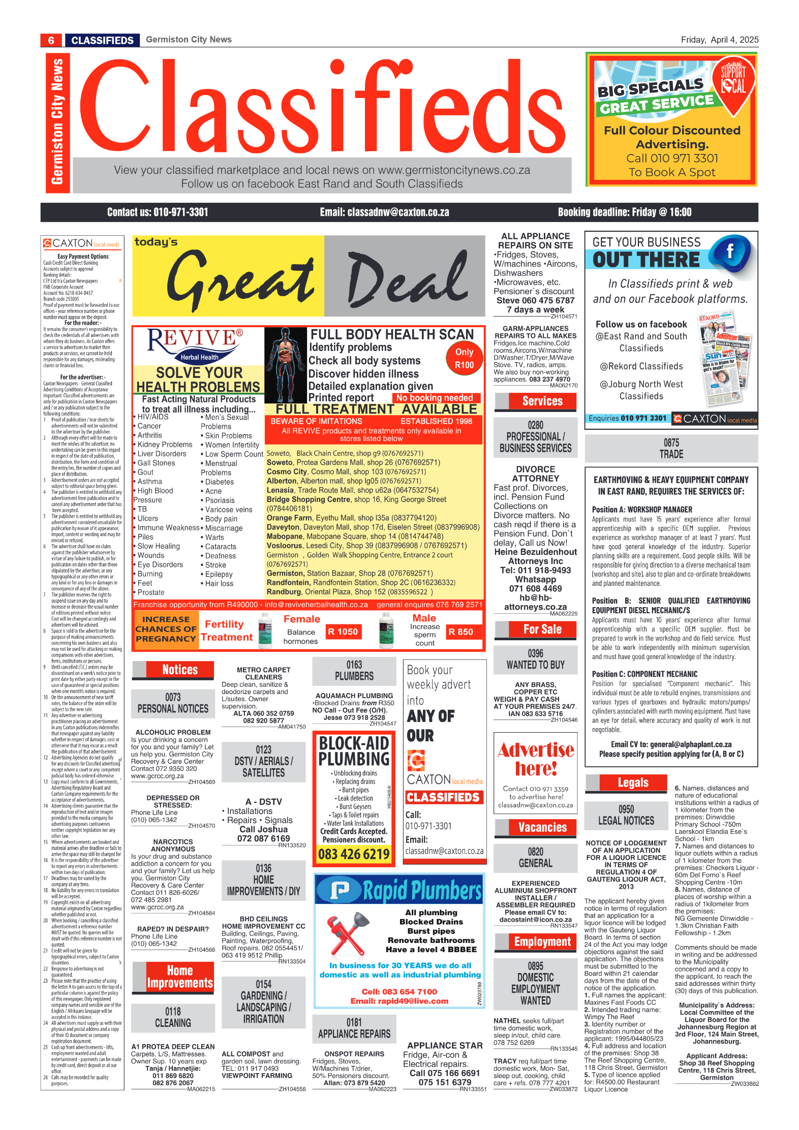Germiston City News 4 April 2025 page 6