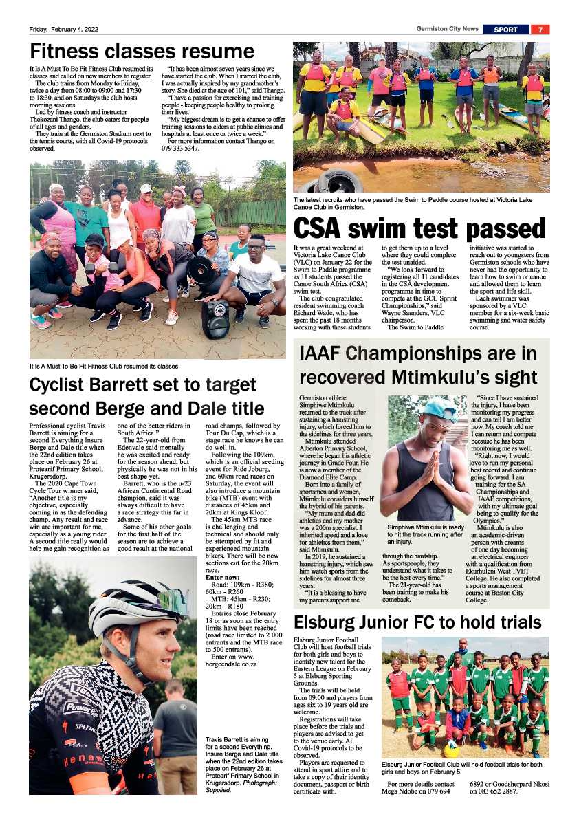 Germiston City News 4 February 2022 page 9