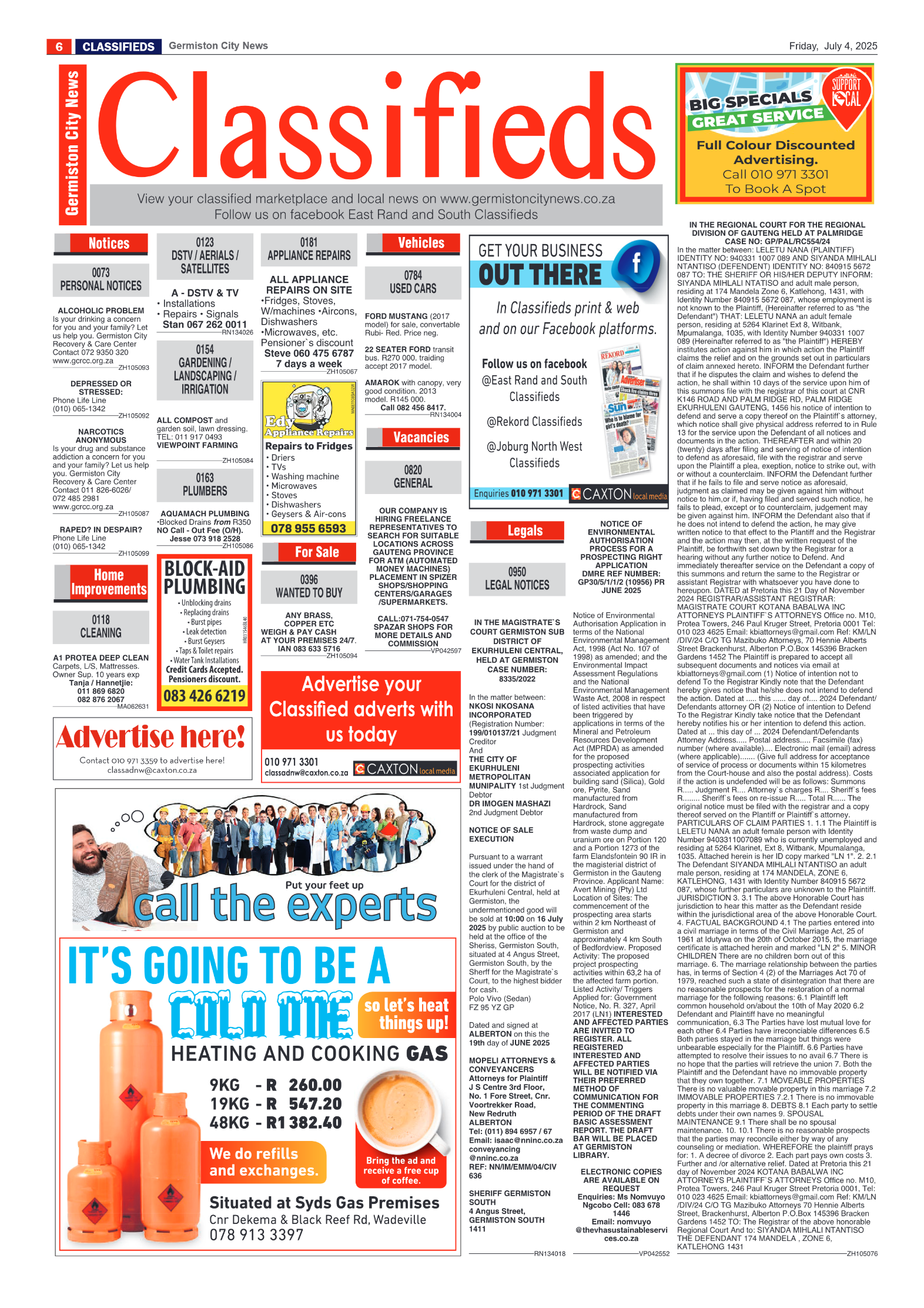 Germiston City News 4 July 2025 page 6